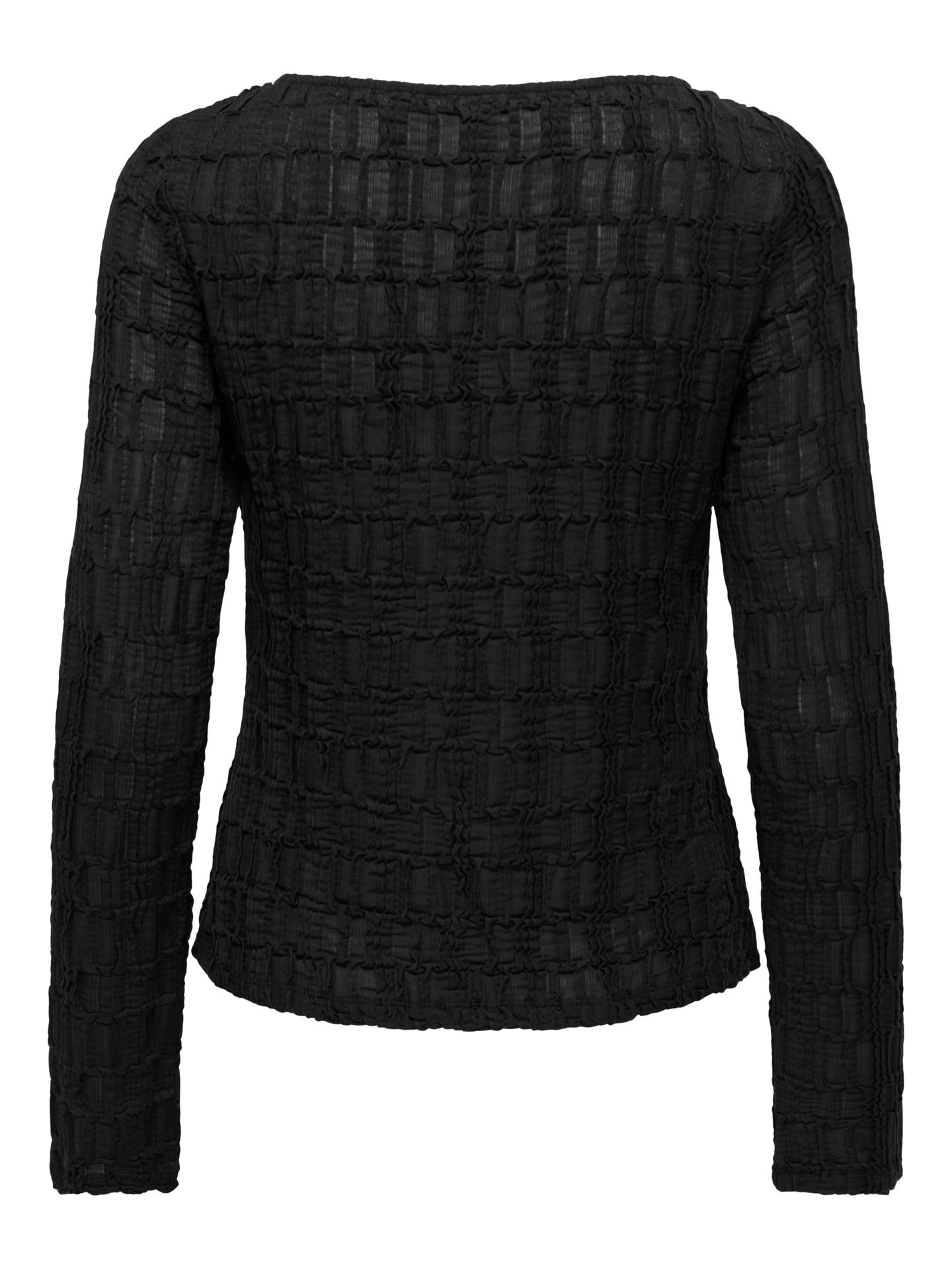 Only ONLJADE L/S BOATNECK TOP JRS Black 00121220-EKA26011400000004