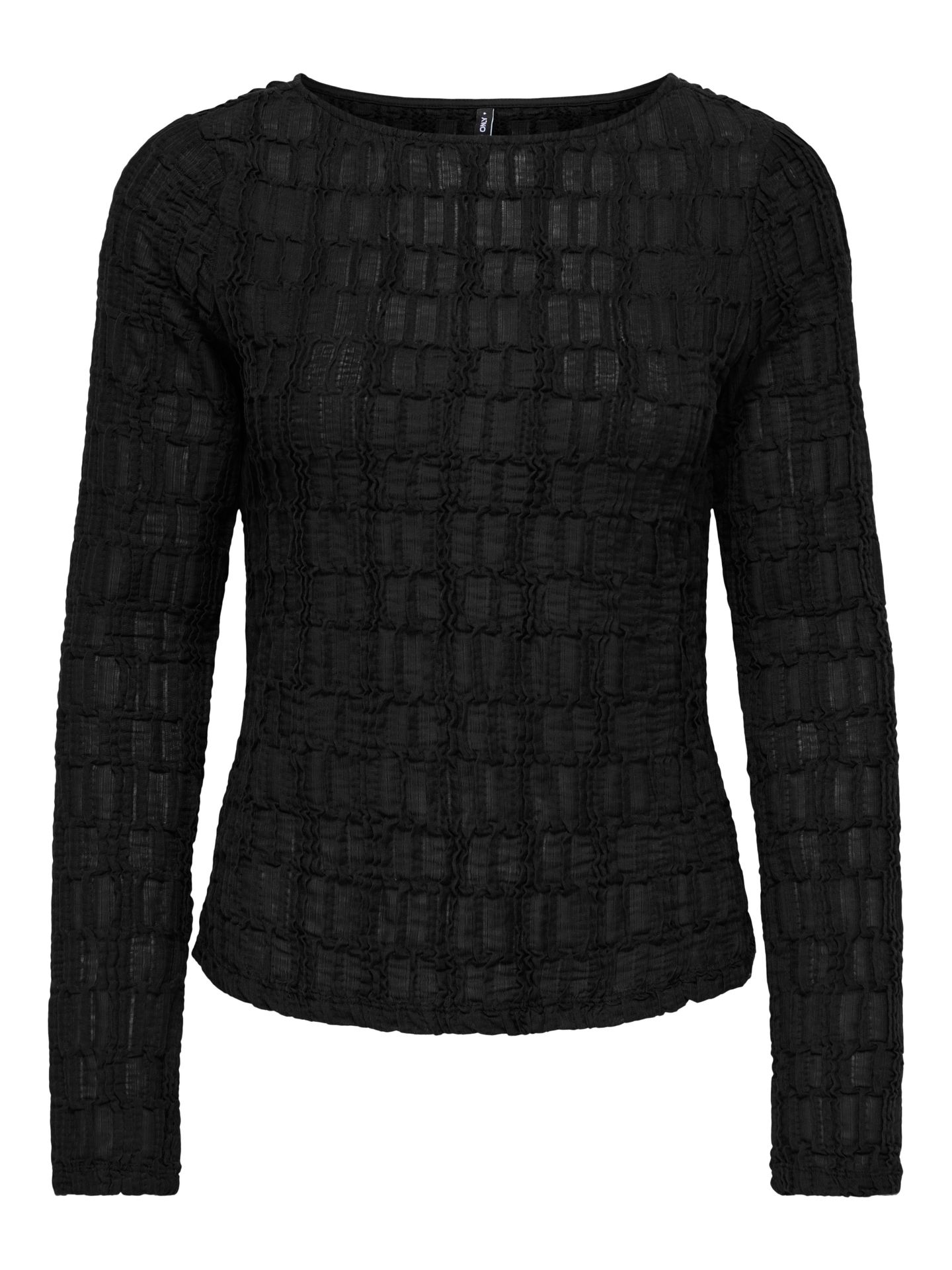 Only ONLJADE L/S BOATNECK TOP JRS Black 2900171649030