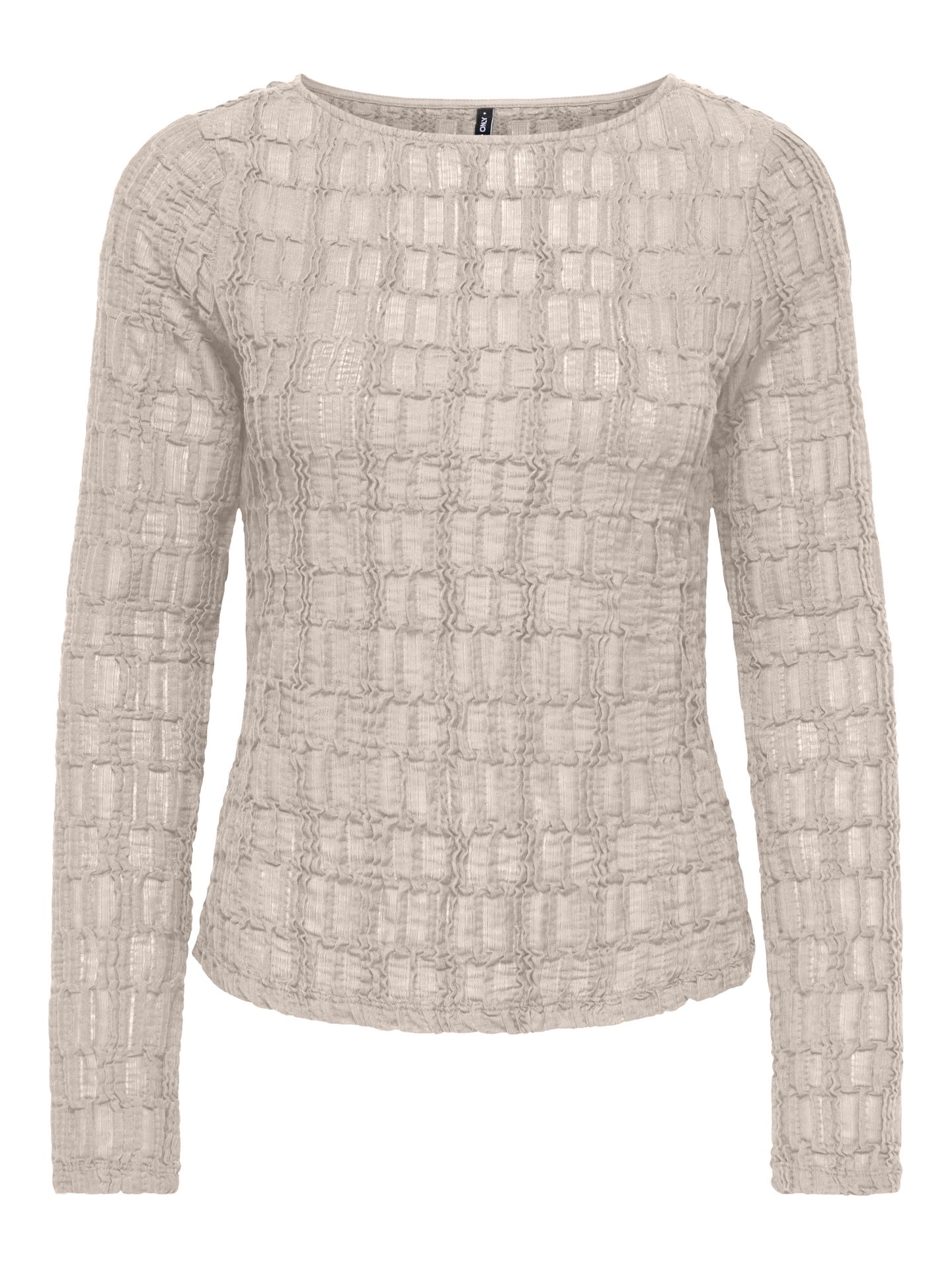 Only ONLJADE L/S BOATNECK TOP JRS Pumice Stone 2900171650050