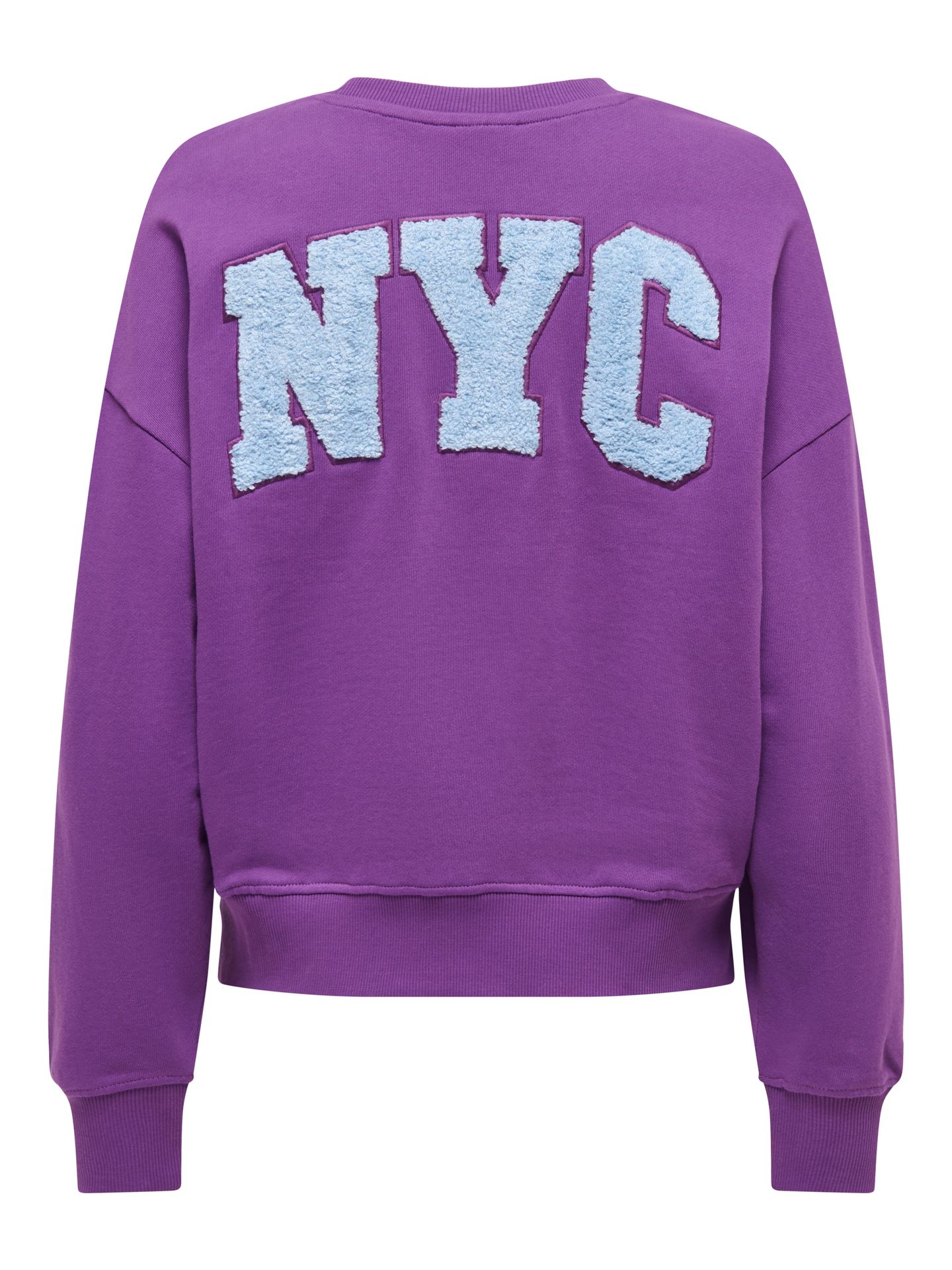 Only ONLCATRIN L/S O-NECK TEDDY UB CS SW Pansy/Pale violet flower 2900171657011