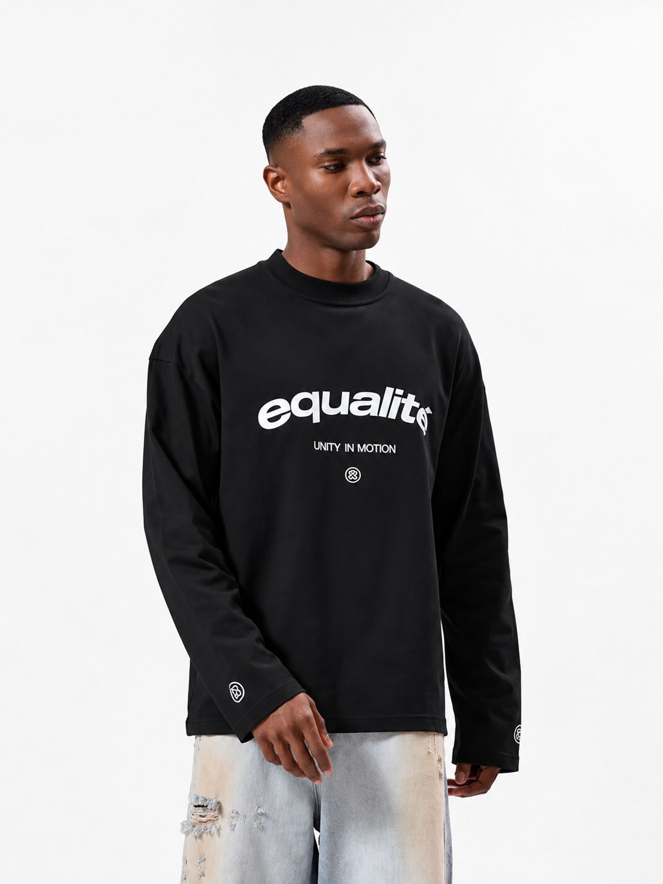  Celeste oversized longsleeve Black 00121232-999
