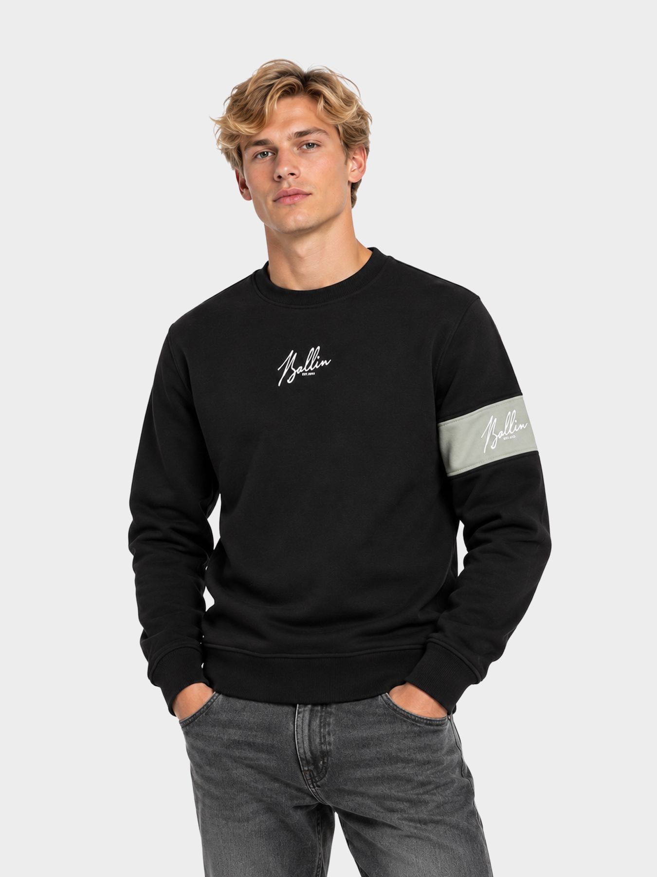 Ballin 2690 Crewneck Zwart wit 00121239-ZWARTWIT