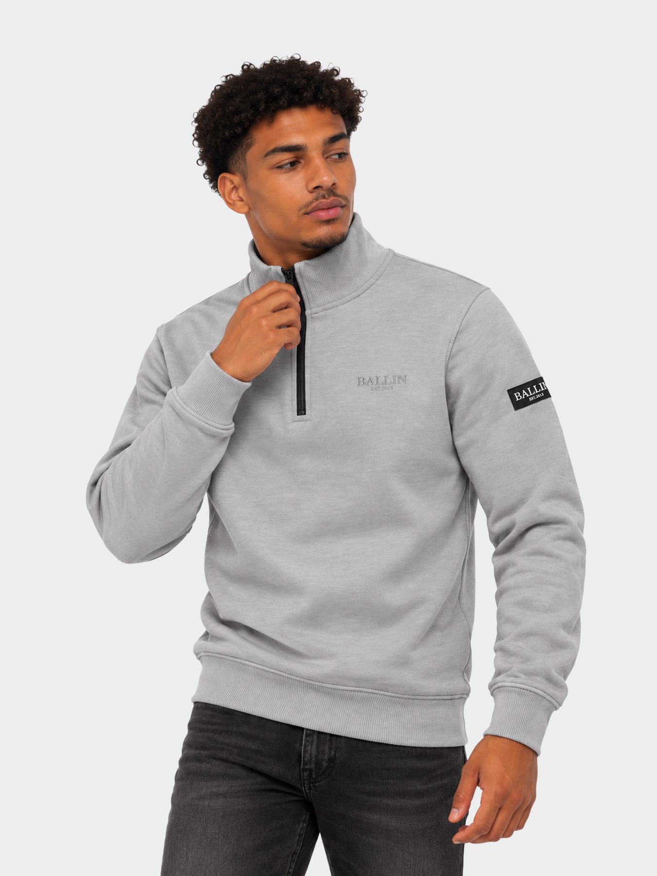 Ballin 9001 half zip Grey 00121243-GREY