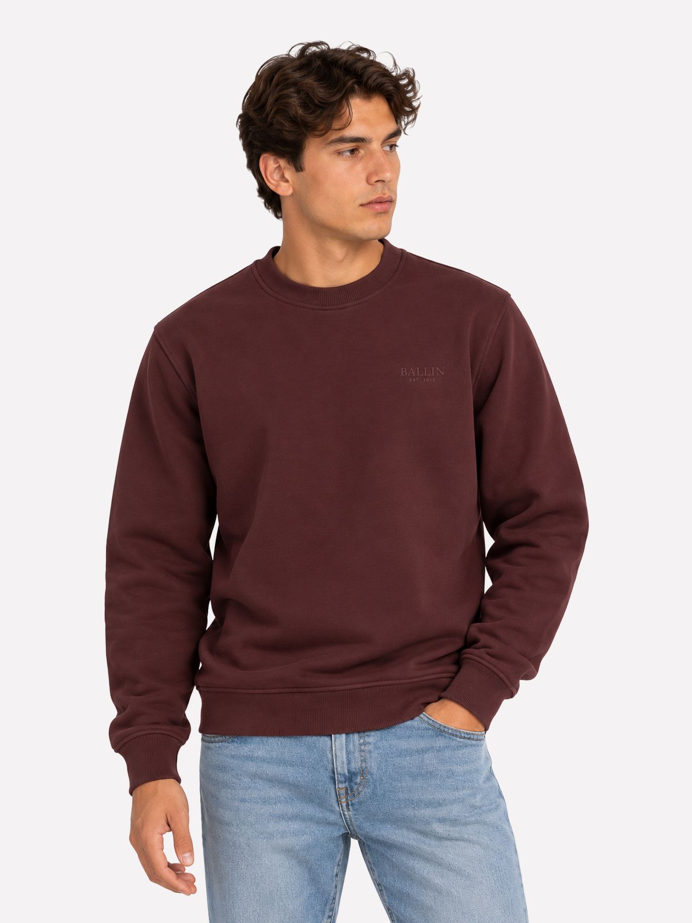 Ballin 2699 crewneck bordeaux 00121244-R1