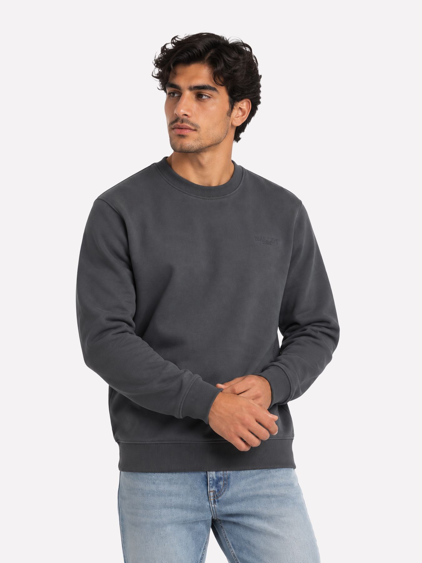 Ballin 2699 crewneck Antraciet 00121244-Z2