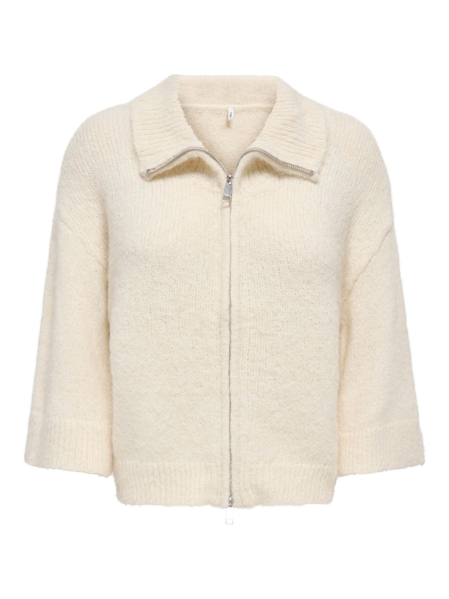 Only ONLMAGGIE 3/4 WIDE ZIP CARDI CC KNT Birch/Femme 00121254-EKA26011400000994