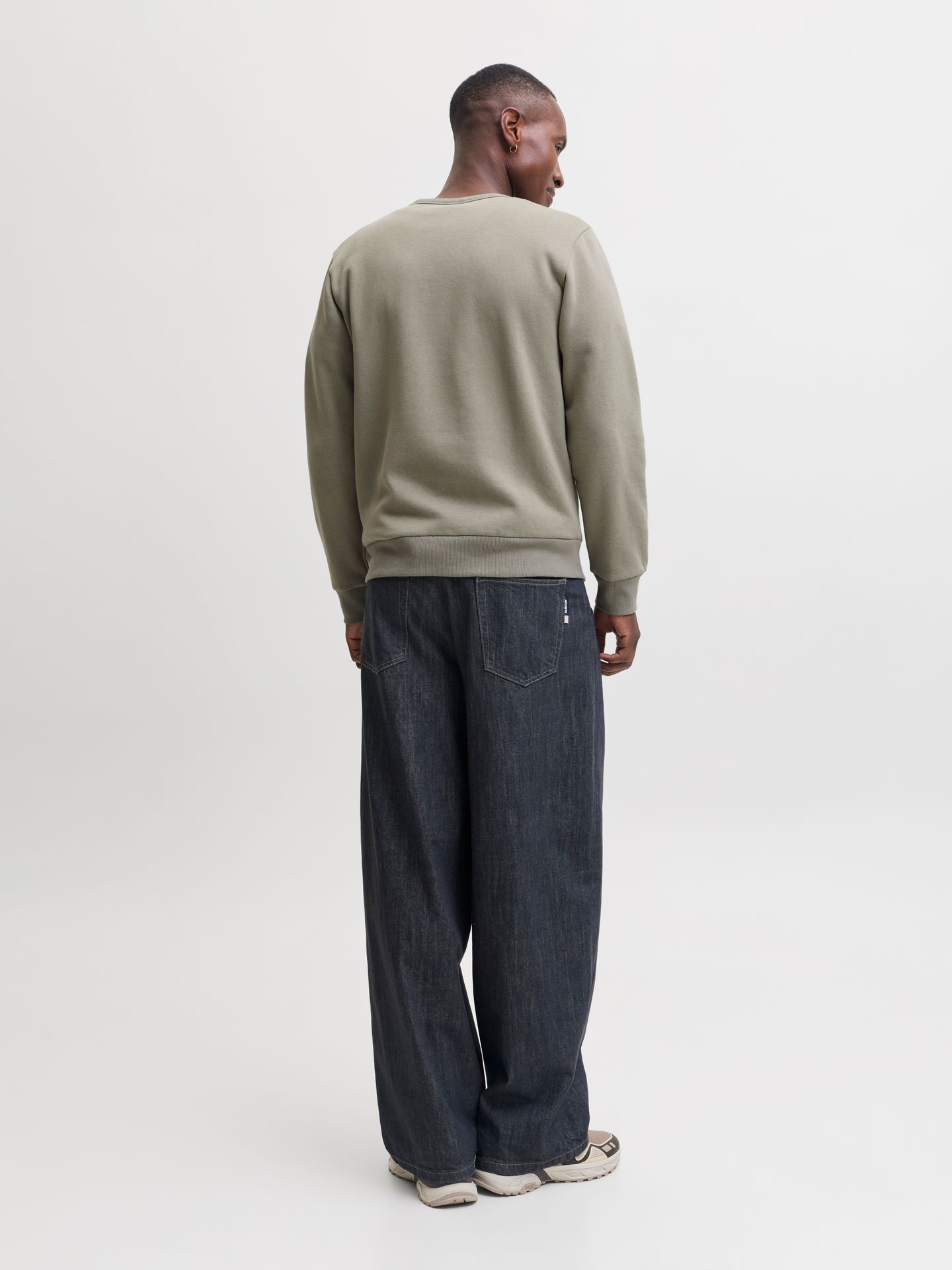 Jack & Jones JJCLEVELAND SWEAT CREW NECK LN Vetiver 2900171719030