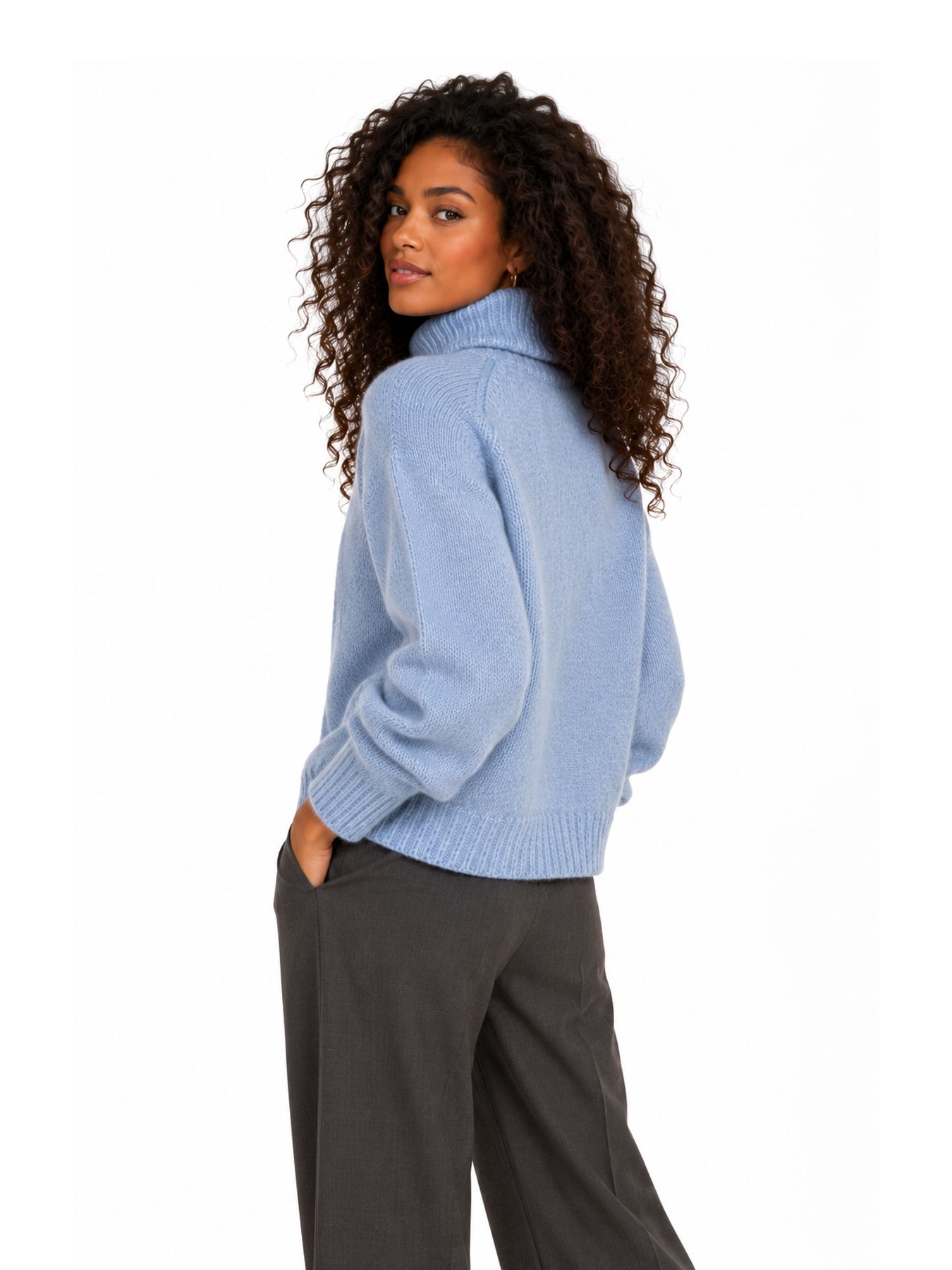 Esqualo Sweater open big col 619 sky blue 2900171877037