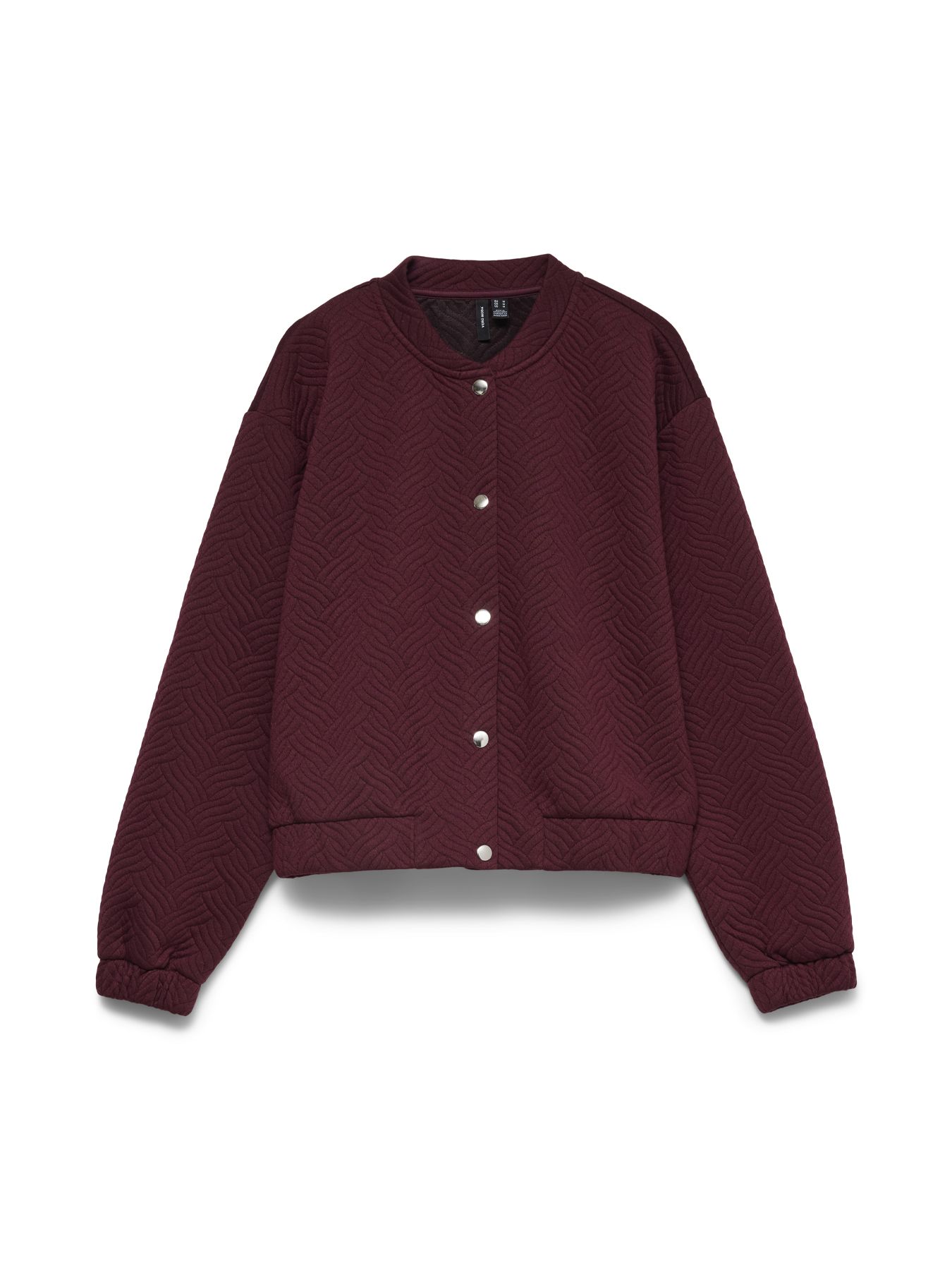 Vero Moda VMJADA LS BOMBER TOP JRS Windsor Wine 2900172109021