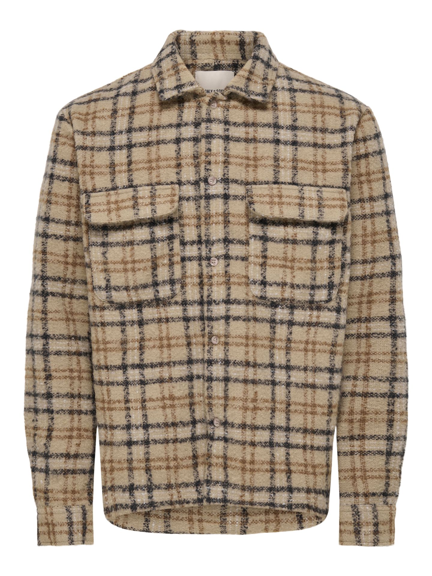 Only & Sons ONSLUIGI LS BOUCLE REG OVERSHIRT Twill 00121474-EKA26011400000870