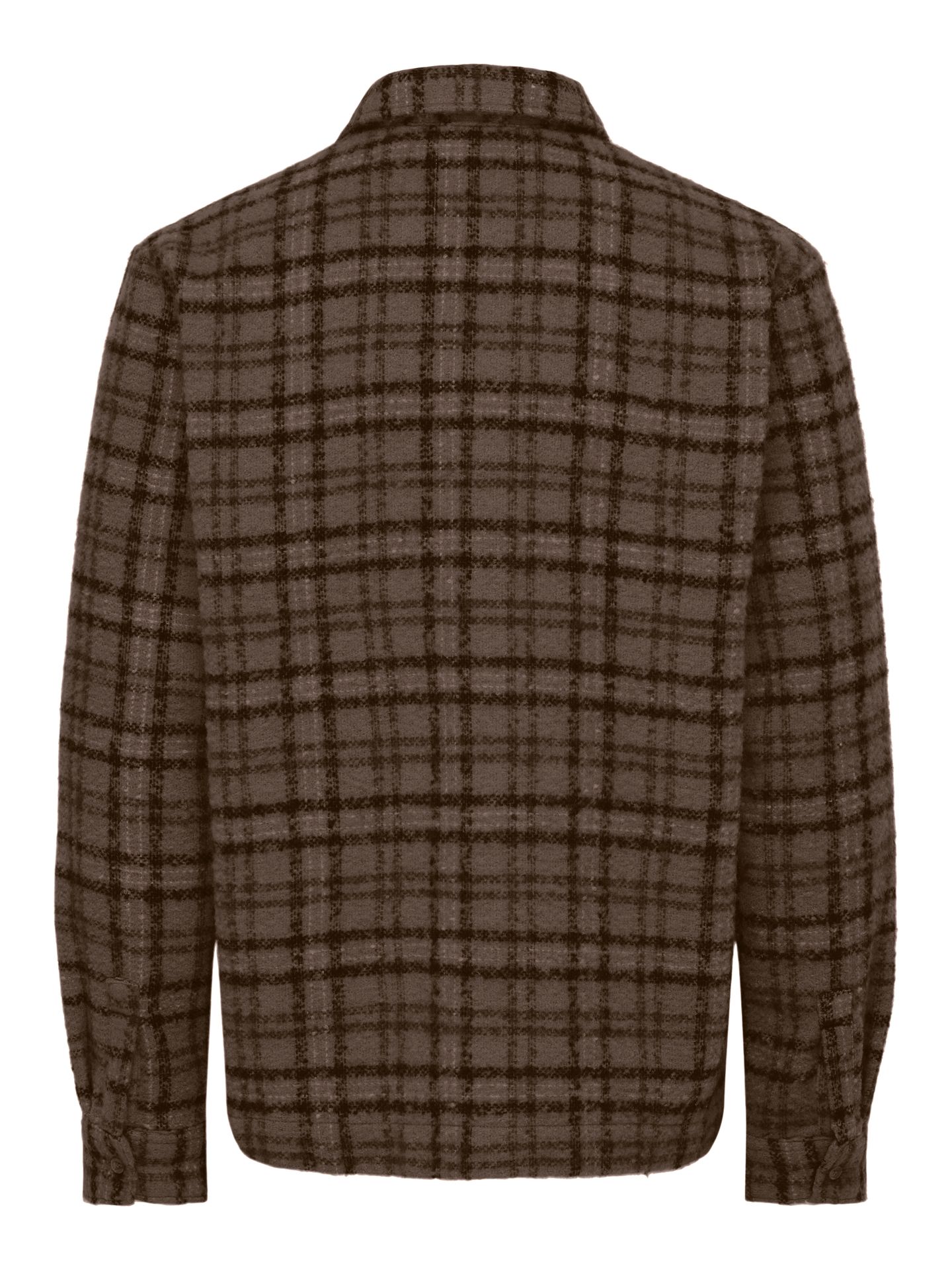 Only & Sons ONSLUIGI LS BOUCLE REG OVERSHIRT Coffee Bean 00121474-EKA26011400003322