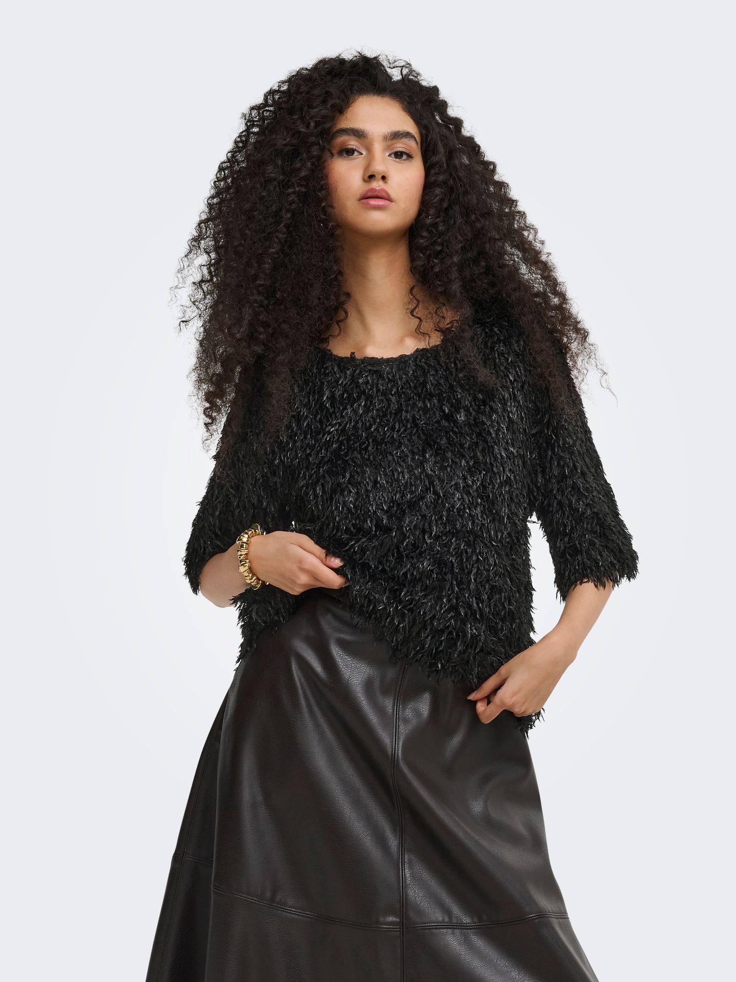 JDY JDYMARTA LIFE 2/4 TOP JRS NOOS Black 00121475-EKA26011400000004