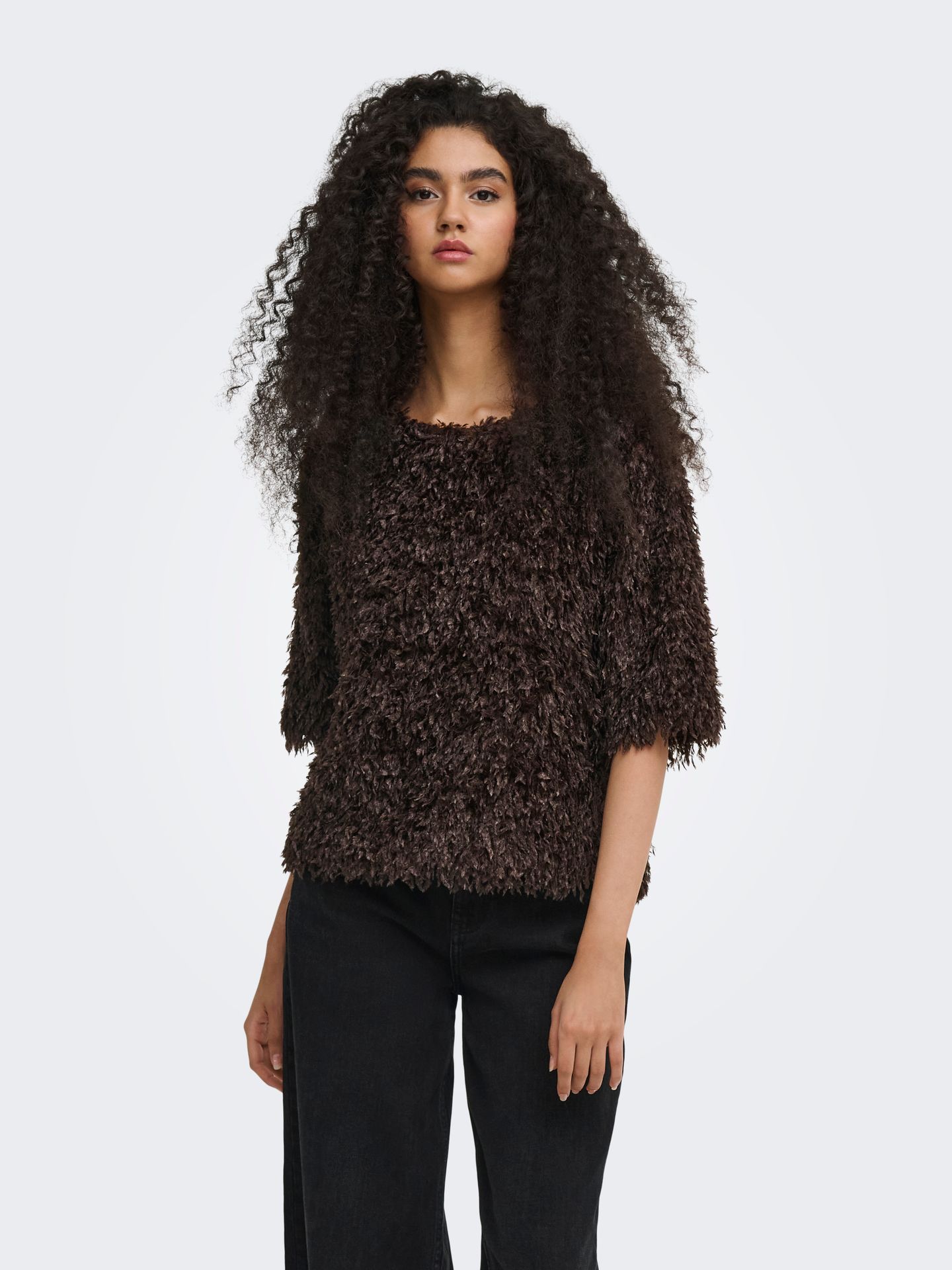 JDY JDYMARTA LIFE 2/4 TOP JRS NOOS Coffee Bean 00121475-EKA26011400003147