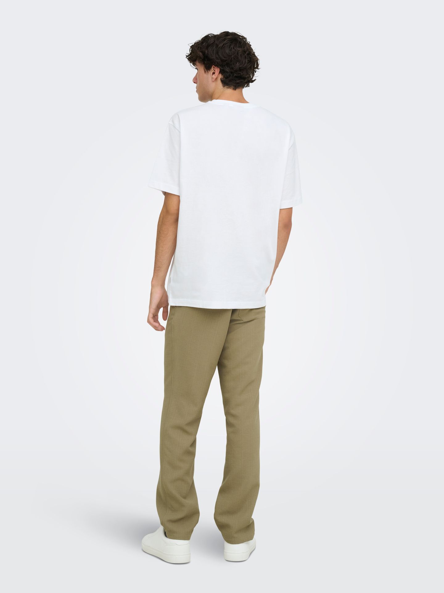 Only & Sons ONSHANSI EDGE STRAIGHT PANT Petrified Oak 2900172116043