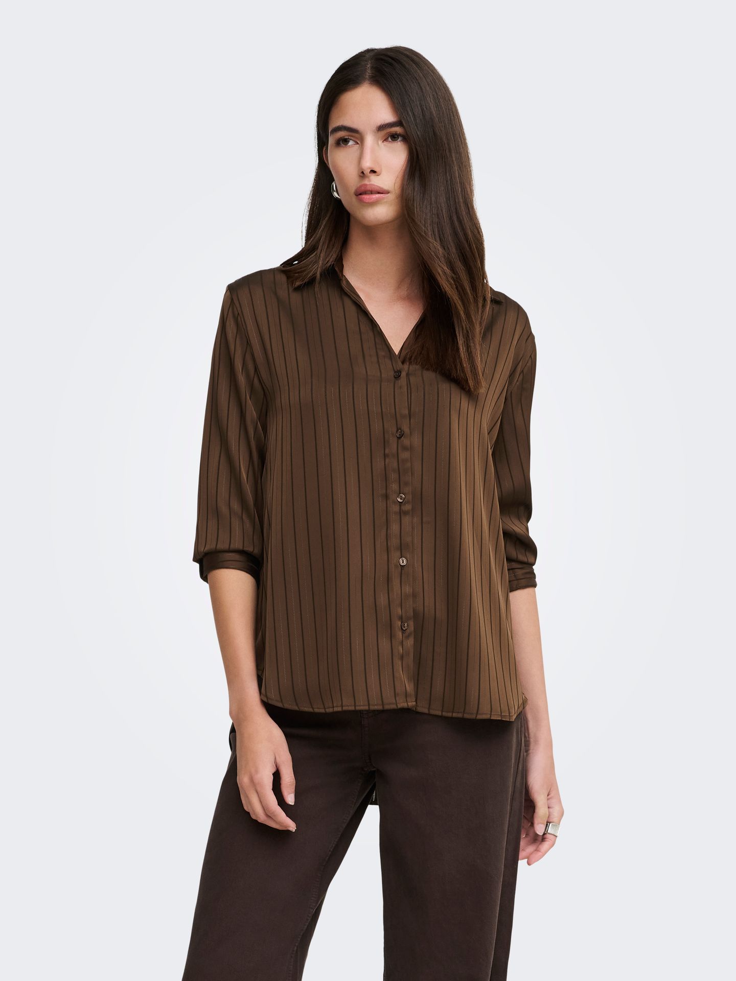 Only ONLLYRIA LS STRIPE SHIRT WVN Carafe 2900172124024