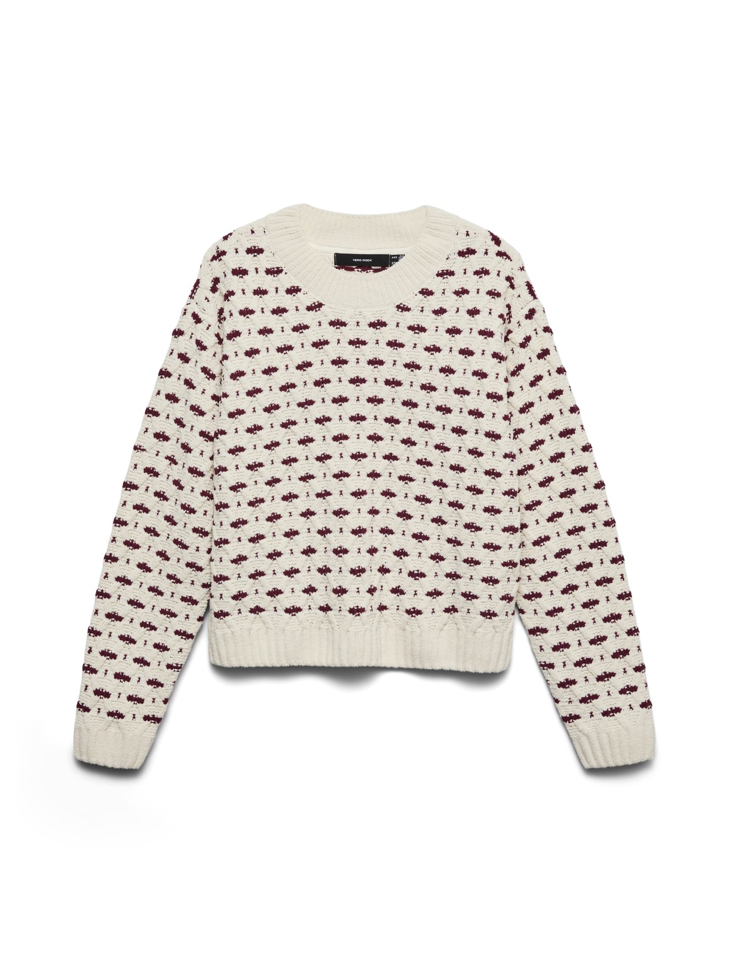 Vero Moda VMSHARON LS O-NECK PULLOVER BOO Birch/W. BOSHURUS 00121480-EKA26011400000152