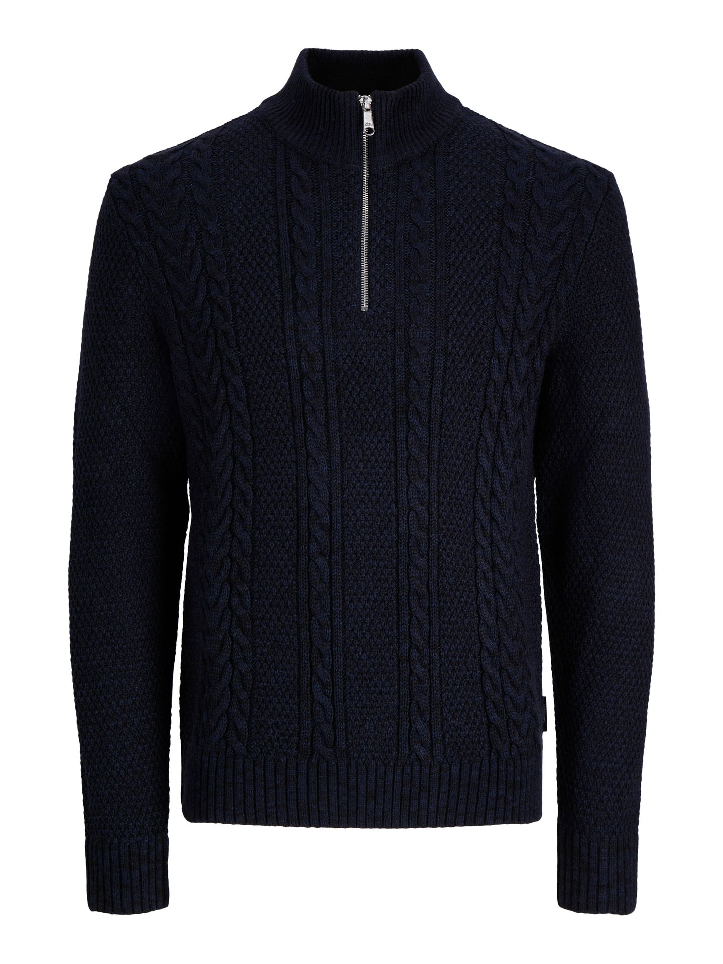 Jack & Jones JJJAMES KNIT HALF ZIP Sky Captain/Stripes 00121547-EKA26011400003382