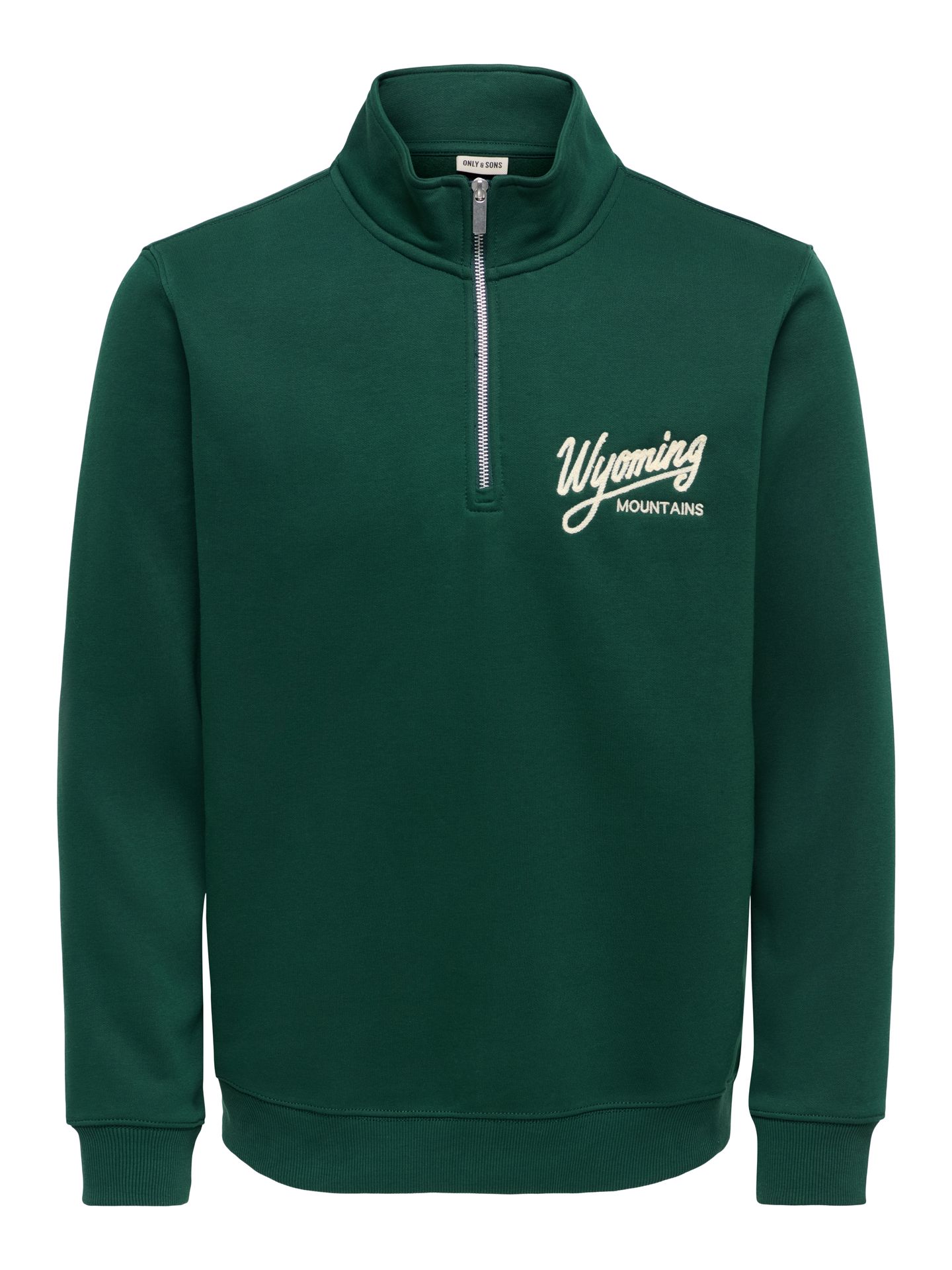 Only & Sons ONSCONNOR EMB. REG LS HALF ZIP Pine Grove/AMOR PROJECT 00121590-EKA26011400003719