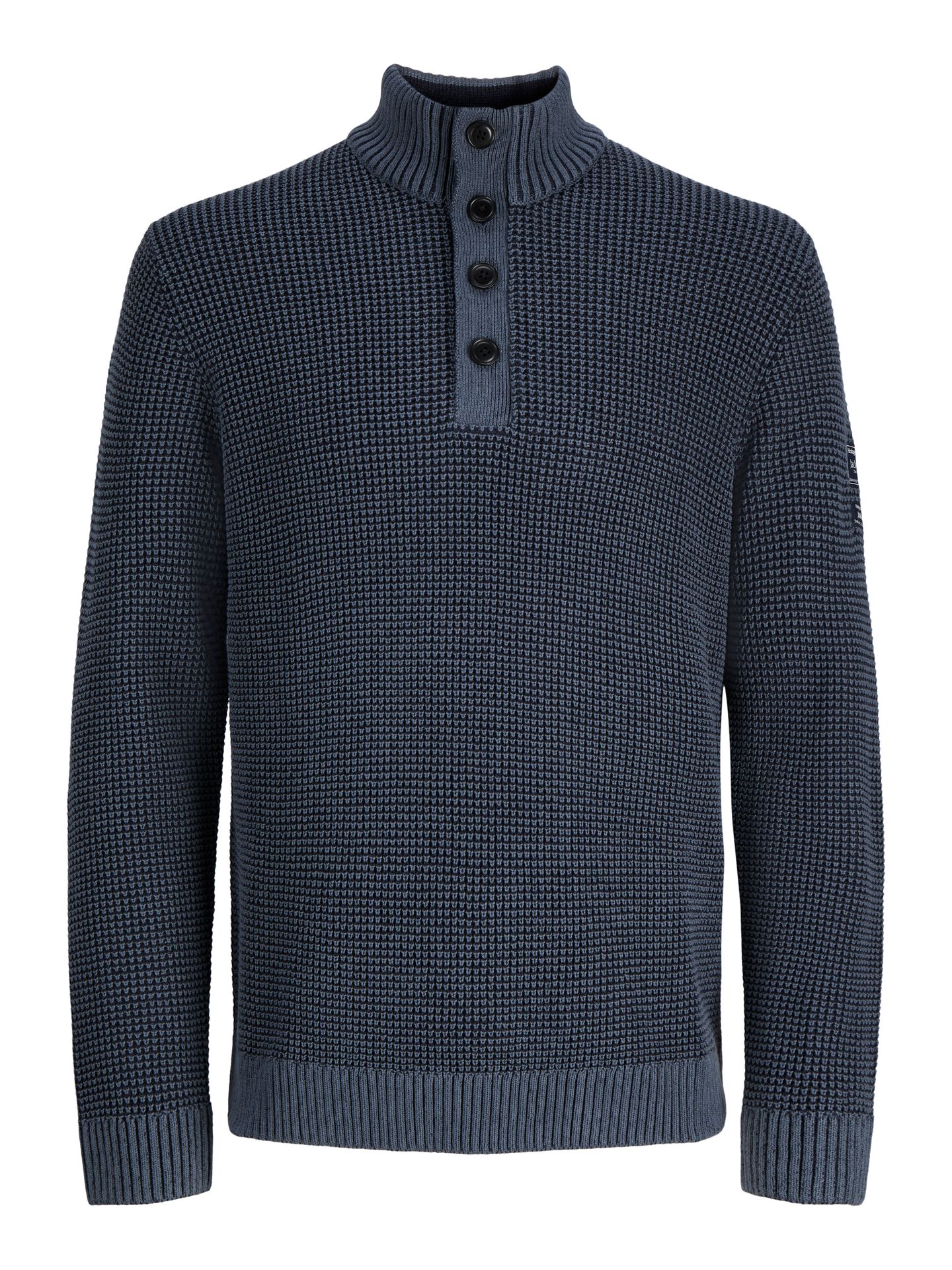 Jack & Jones JJELIAS KNIT HIGH NECK Navy Blazer/SUPER SLIM 00121599-EKA26011400000642