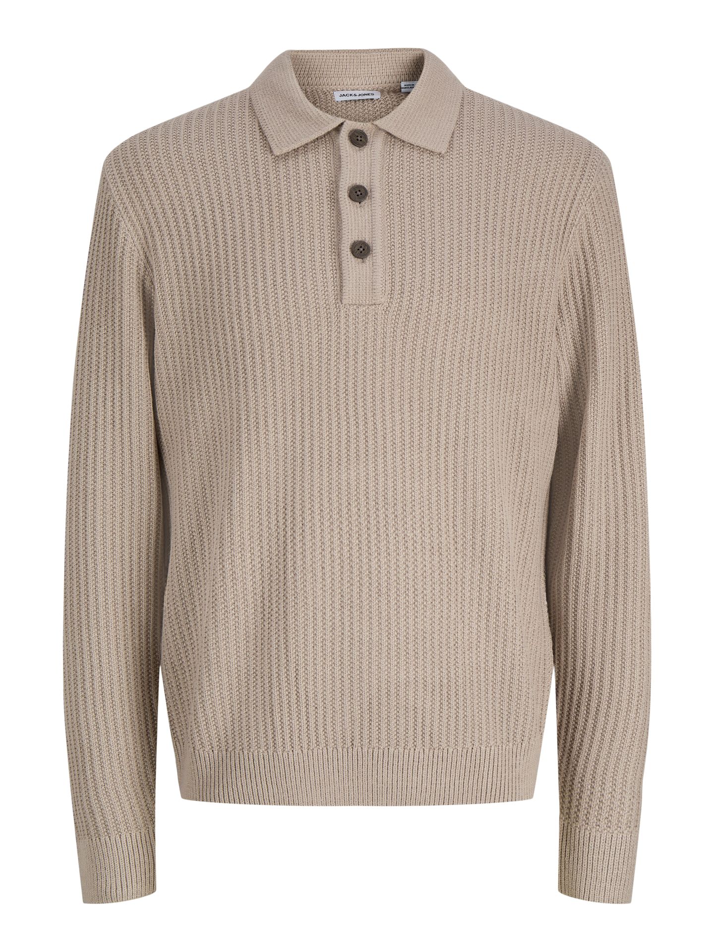 Jack & Jones JJSAGE KNIT LS POLO Atmosphere 00121600-EKA26011400003134