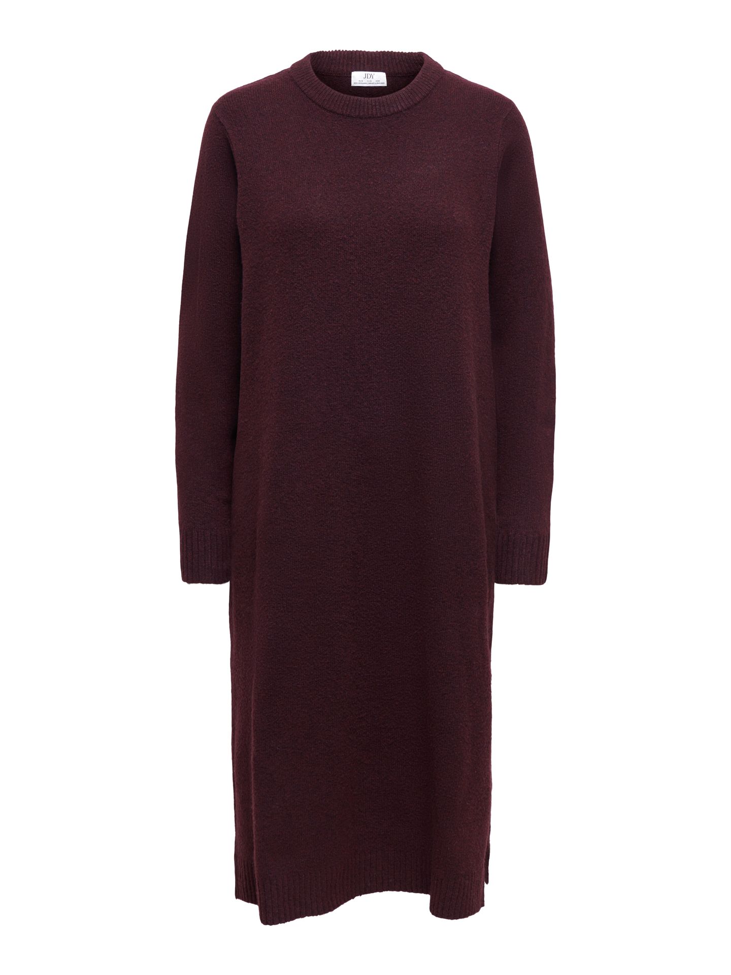 Only JDYSABRINA L/S DRESS KNT Winetasting/MELANGE 00121602-EKA26011400003144
