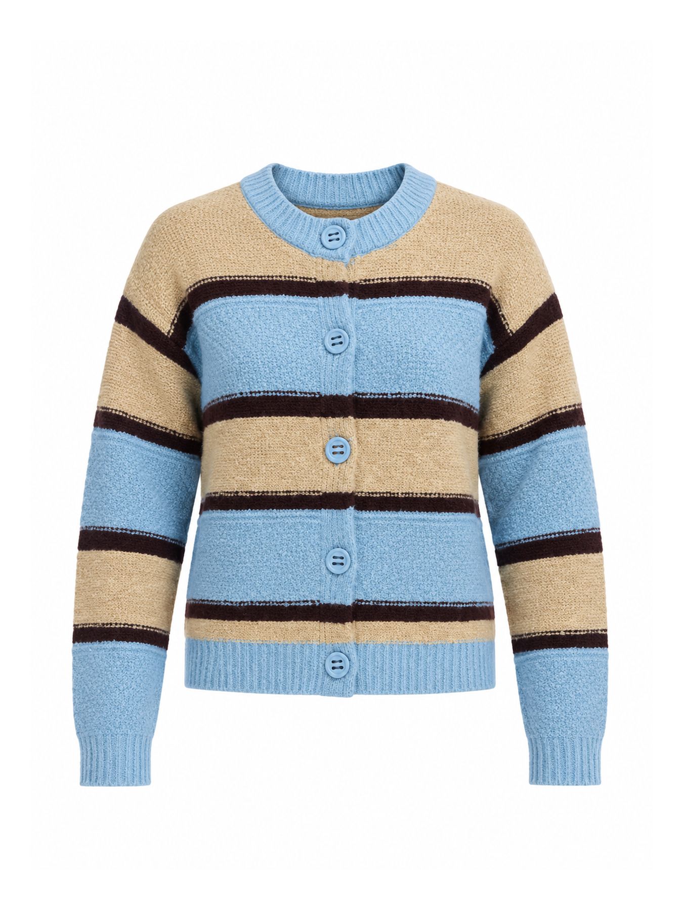 24 Colours Cardigan Multicolor Stripe 2900172369142