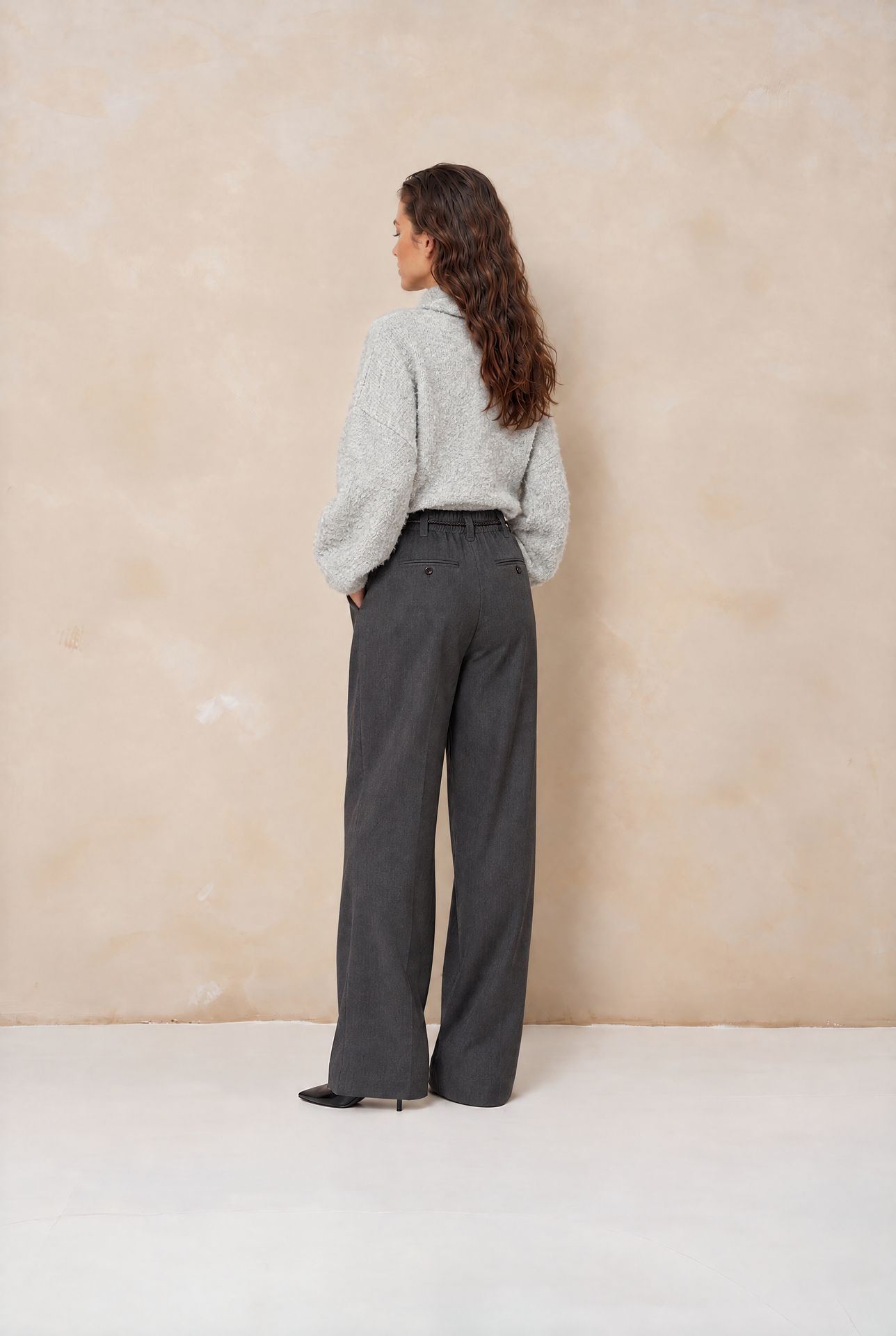 Lofty Manner Jumper Kira - Relaxed Knit 547 light grey melange 2900172400043