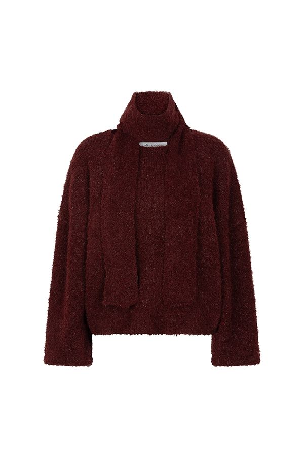 Lofty Manner Jumper Kira - Relaxed Knit 258 burgundy 00121648-EKA26013300000106