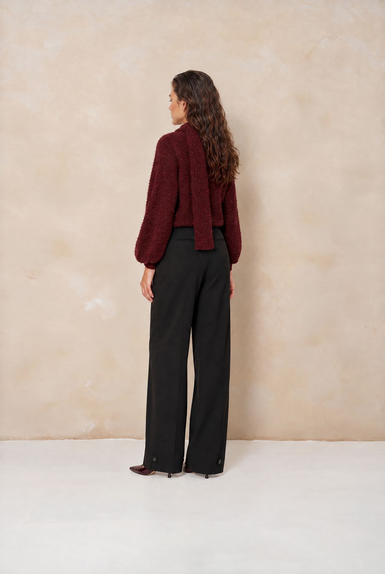 Lofty Manner Jumper Kira - Relaxed Knit 258 burgundy 2900172401026