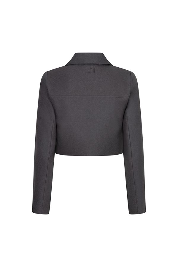 Lofty Manner Jacket Kia - Cropped 549 anthracite 2900172404065