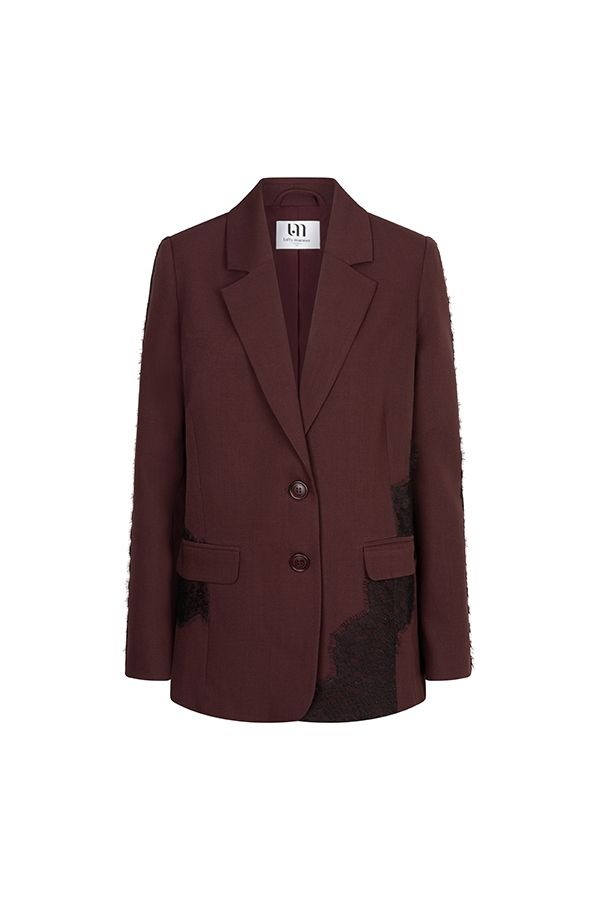 Lofty Manner Blazer Kae - Relaxed Lace 258 burgundy 00121652-EKA26013300000106