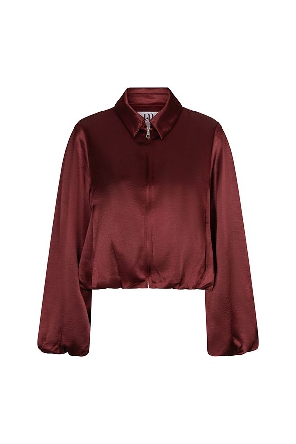 Lofty Manner Jacket Kairi - Satin Bomber 258 burgundy 00121653-EKA26013300000106