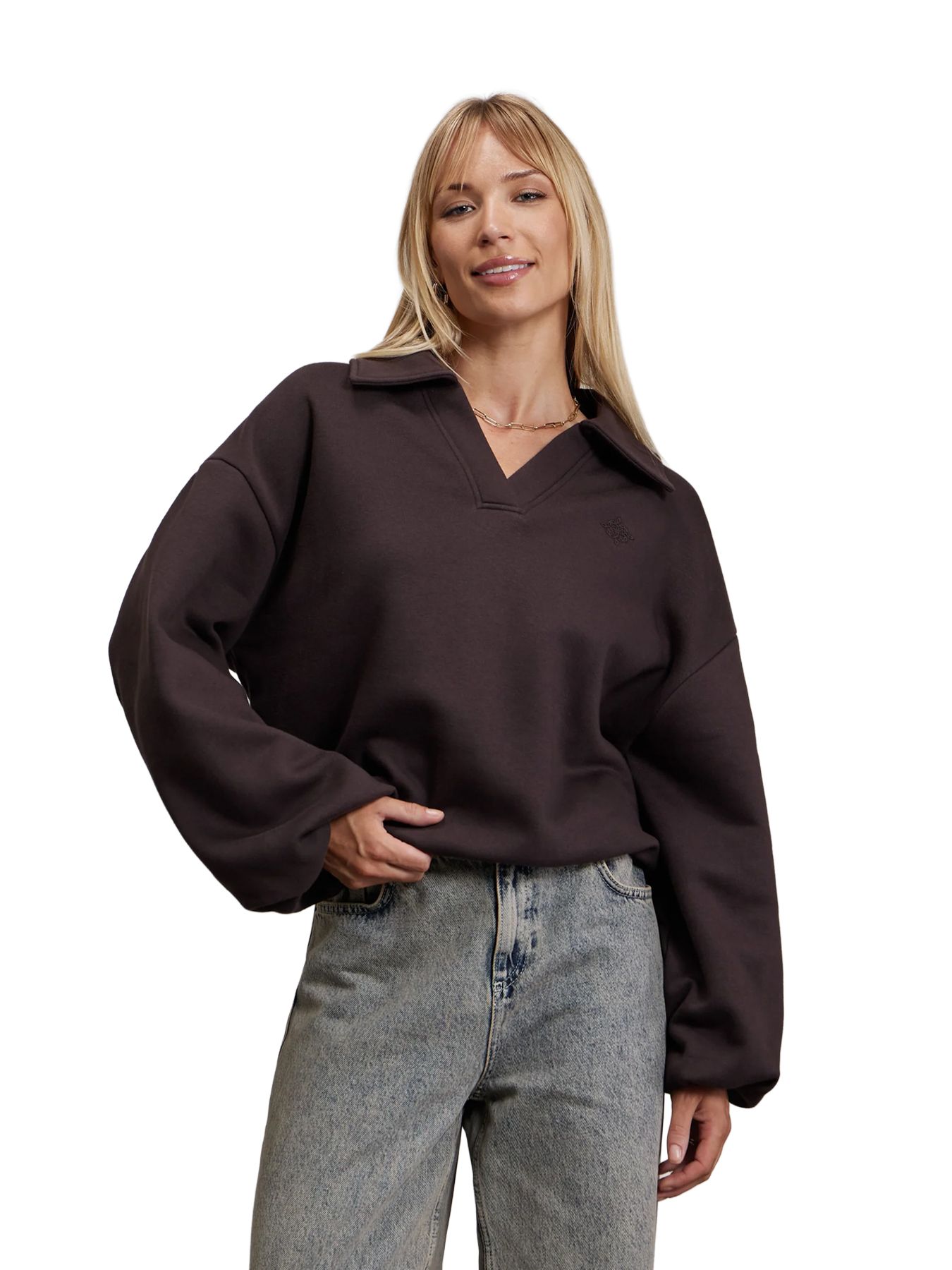Pink Noir Mika Sweater Ganache 00121655-206