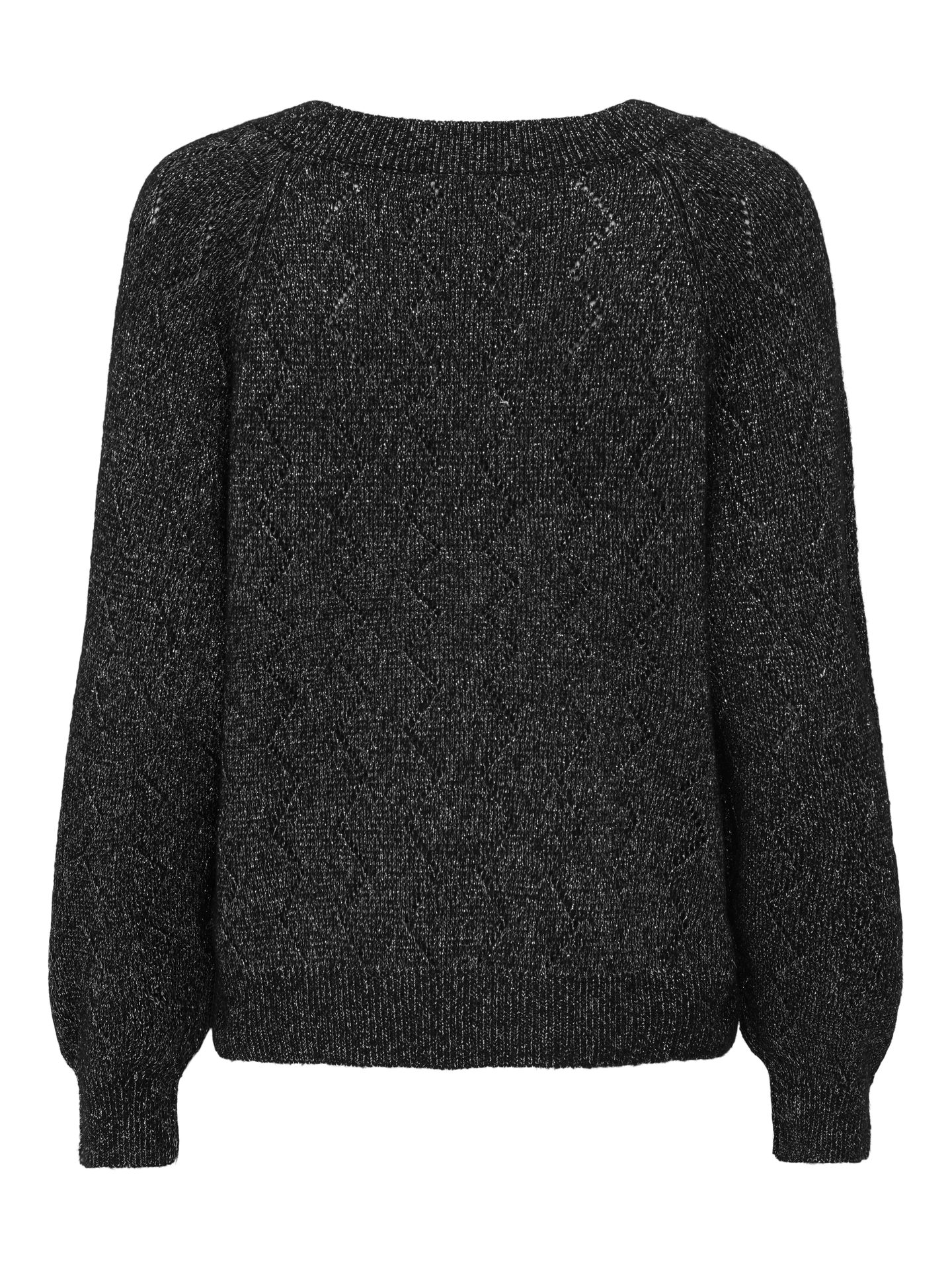 JDY JDYASPEN LIFE L/S V-NECK PULLOVER K Black/Rad 2900172423042