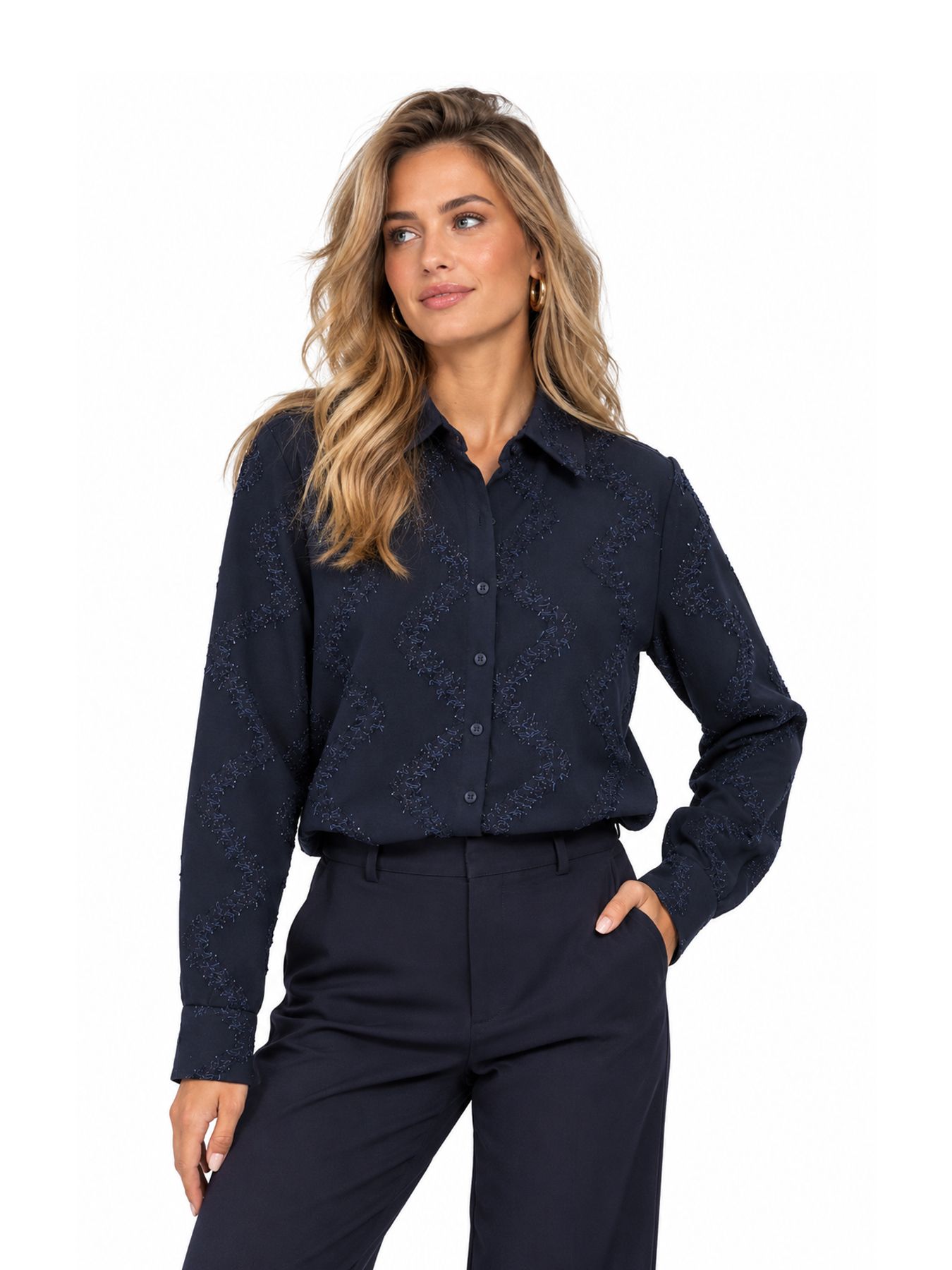 Elvira Blouse Liv Sapphire 00121668-1079
