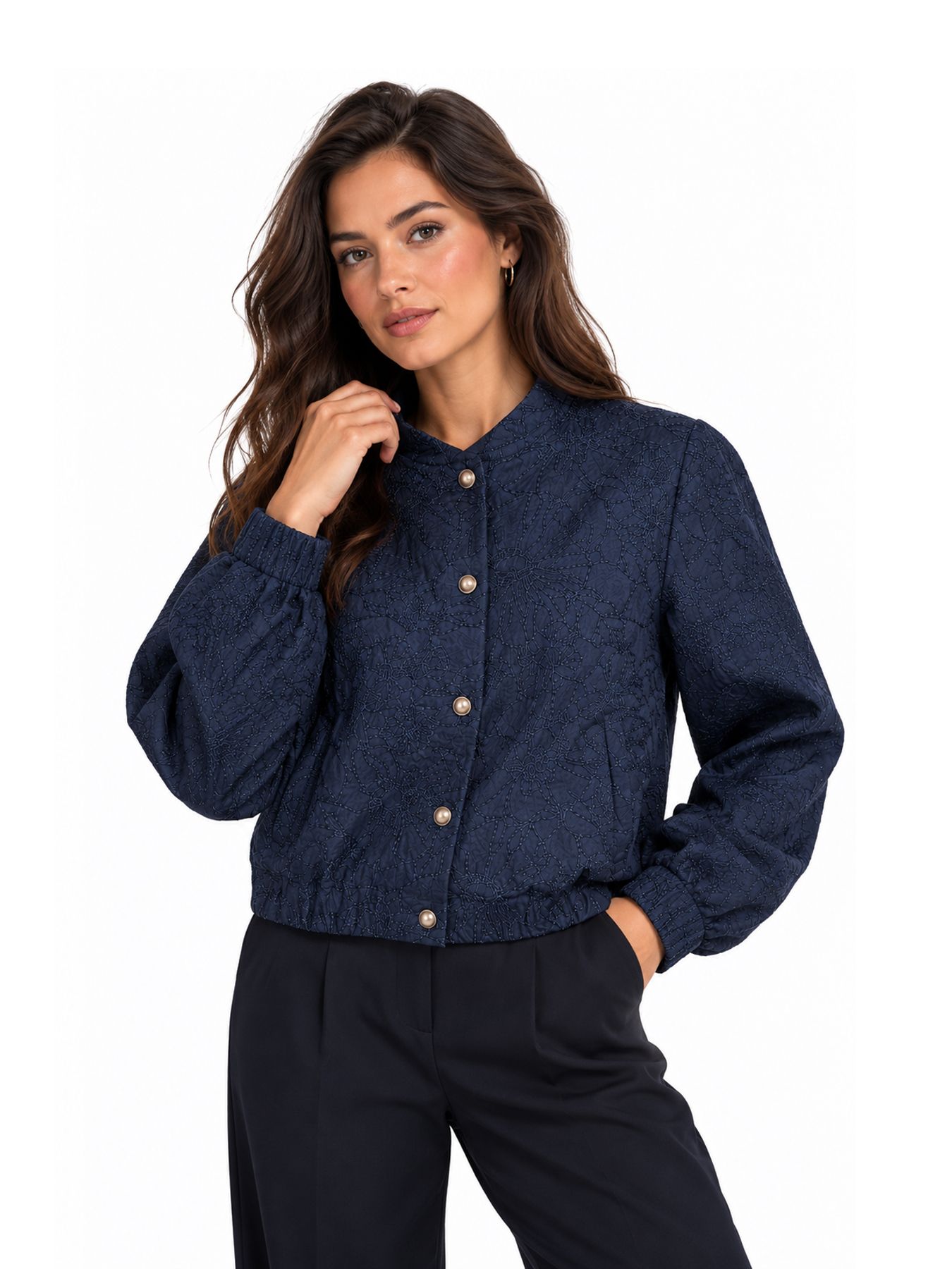 Elvira Bomber aurora Flower sapphire 00121669-1091