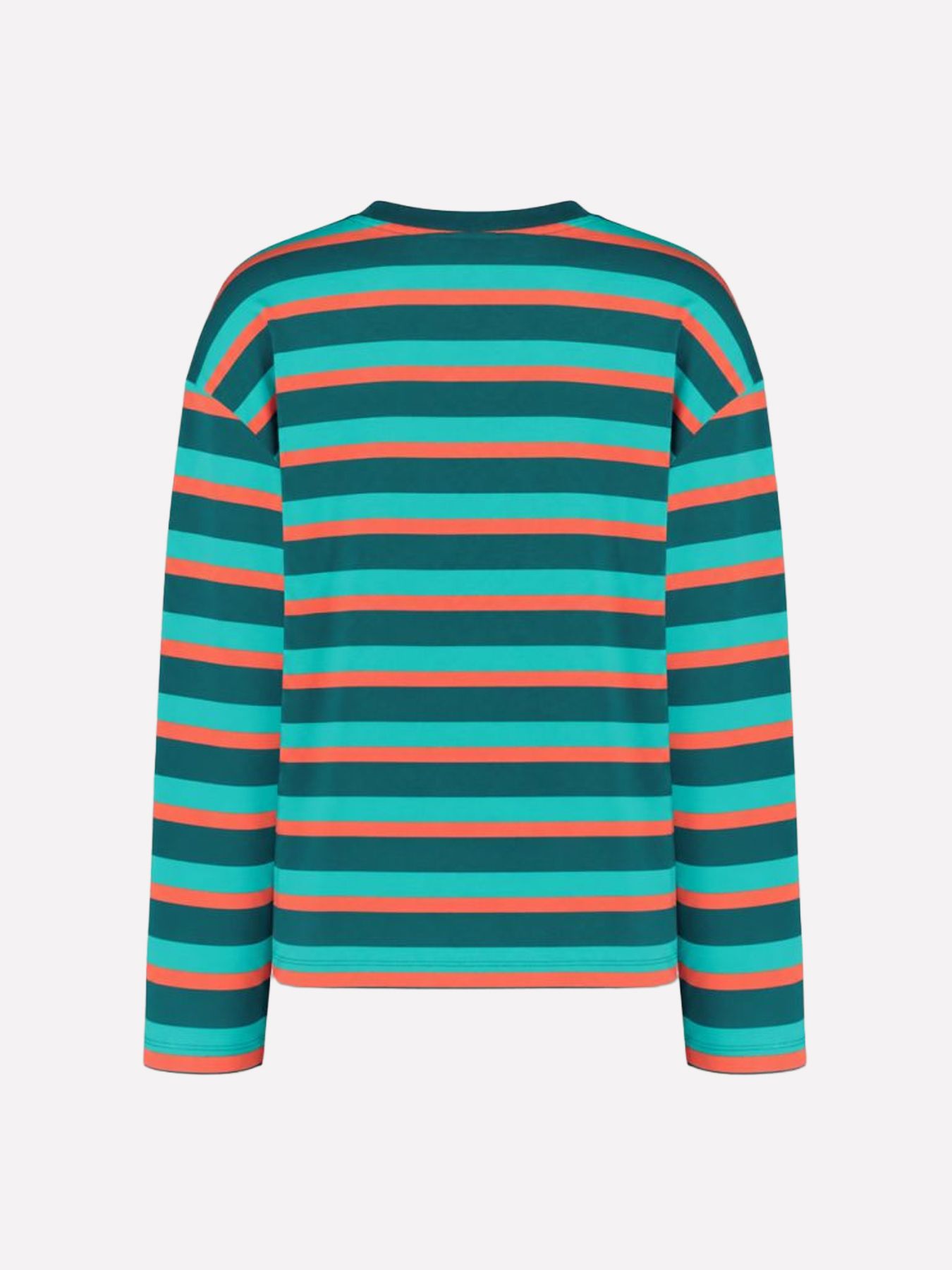 Harper & Yve STILL BURNING-LS 551 DEEP TEAL STRIPE 2900172439043