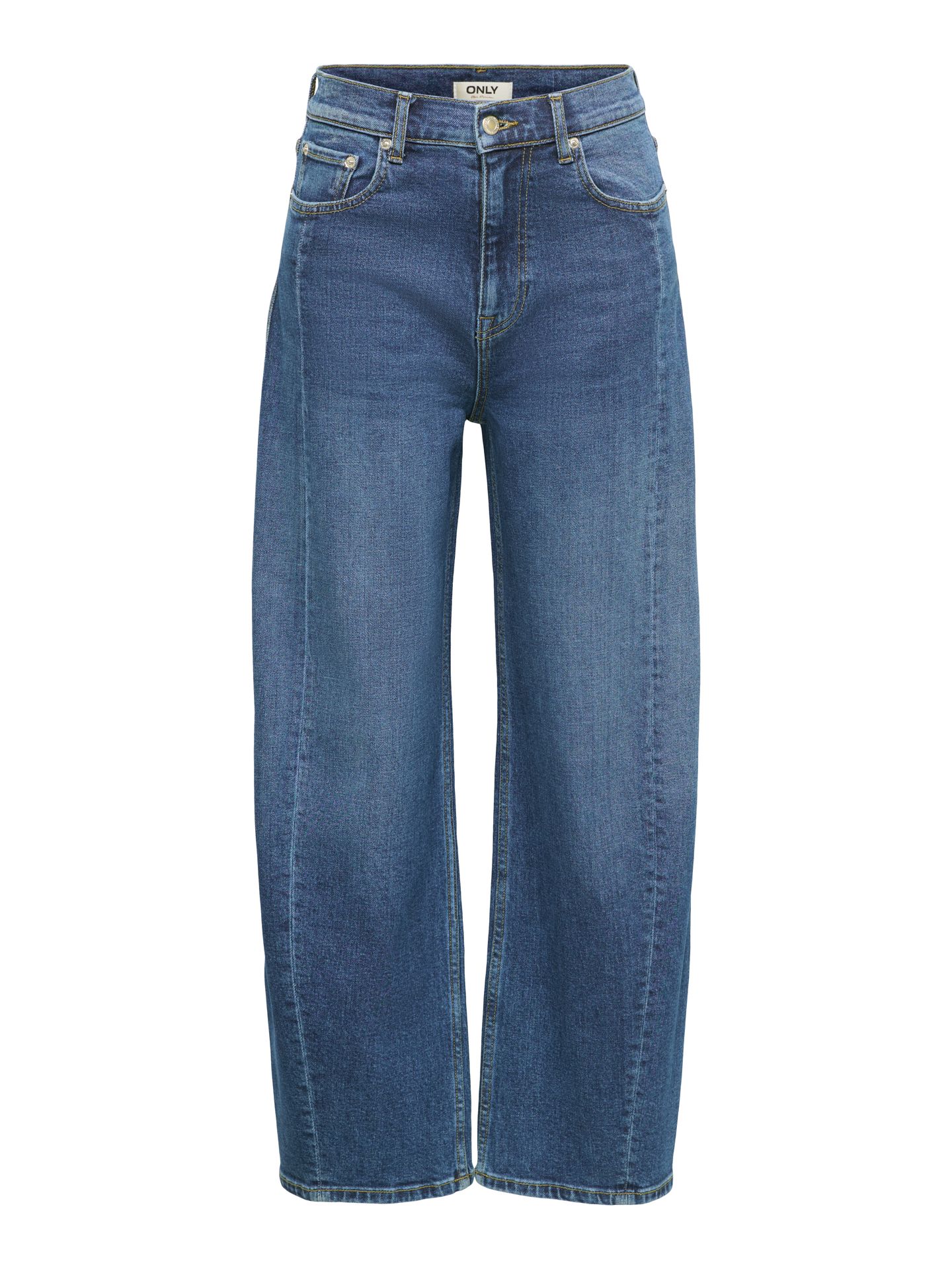 Only ONLJESSICA HW BARREL ANK DNM AZG622 Medium Blue Denim 2900172441046