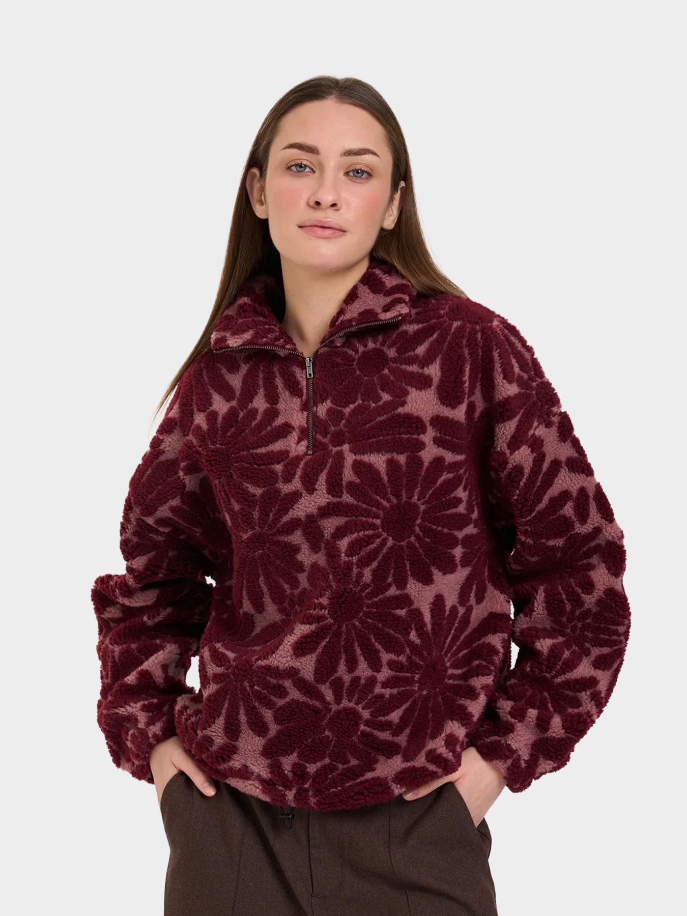 24 Colours Sweatshirt 50867 bordeaux 00121679-R1