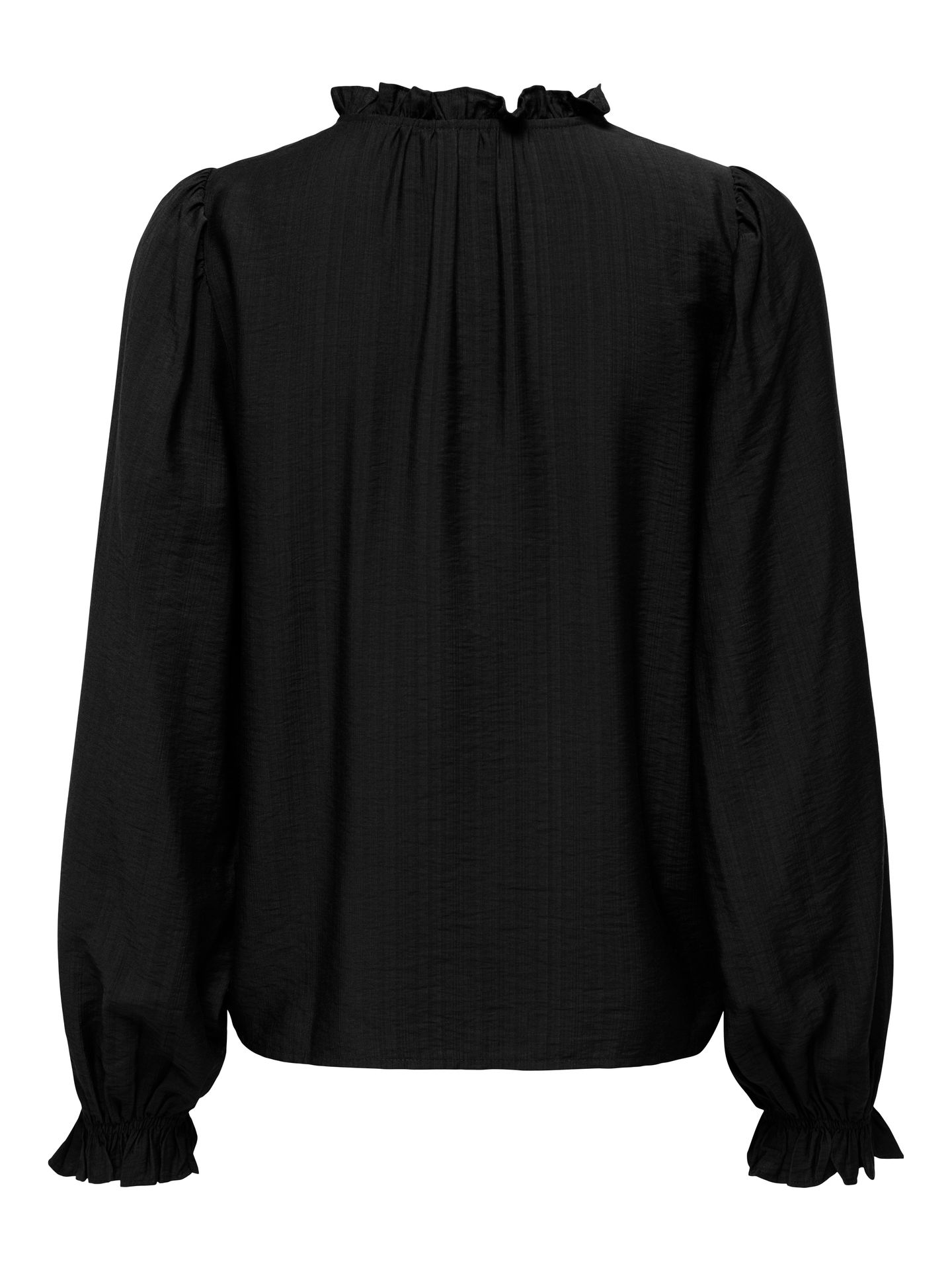 Only JDYVENUS L/S V-NECK STRING SHIRT WV Black 2900172451045