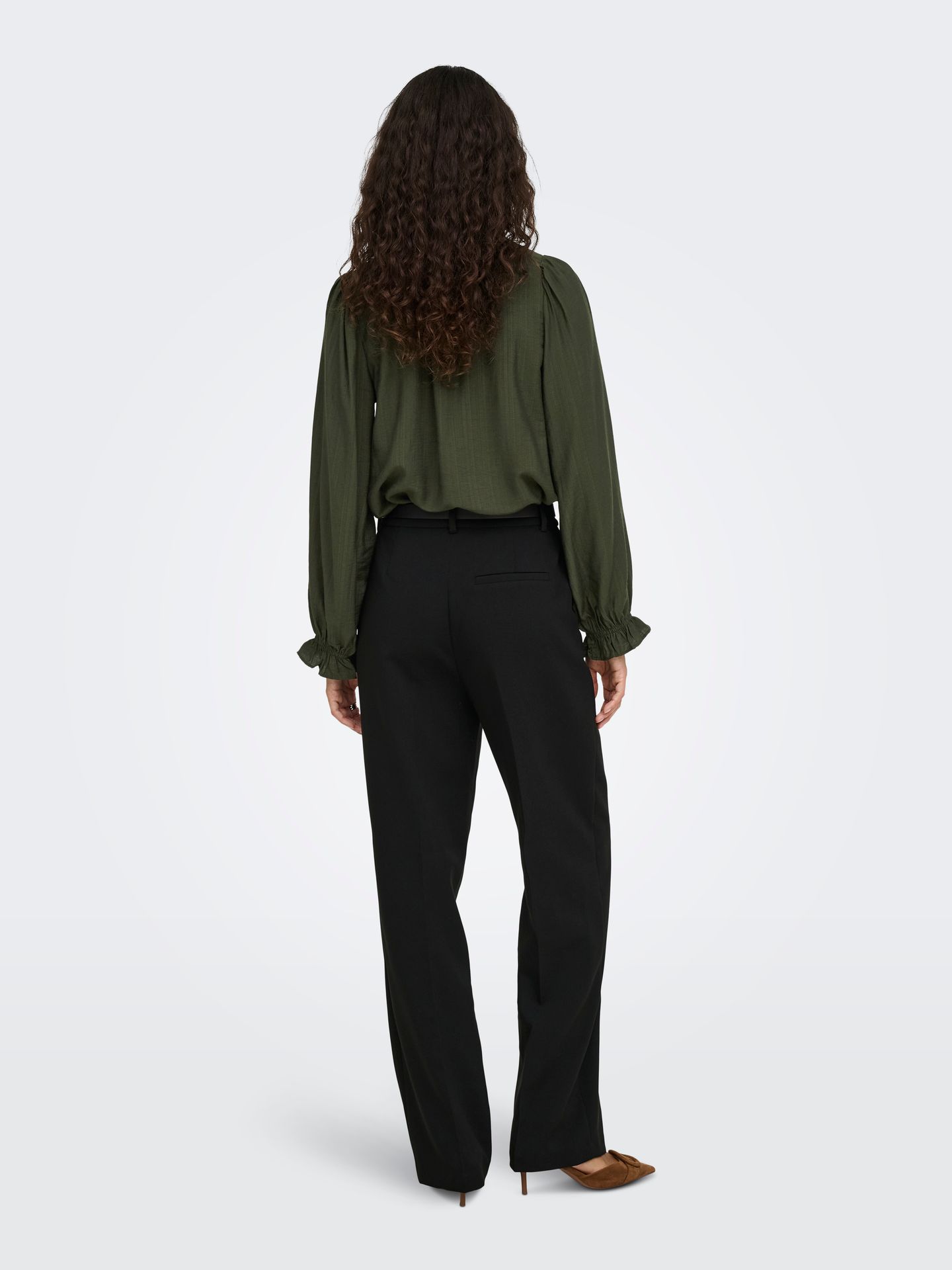 Only JDYVENUS L/S V-NECK STRING SHIRT WV Rosin 2900172452059