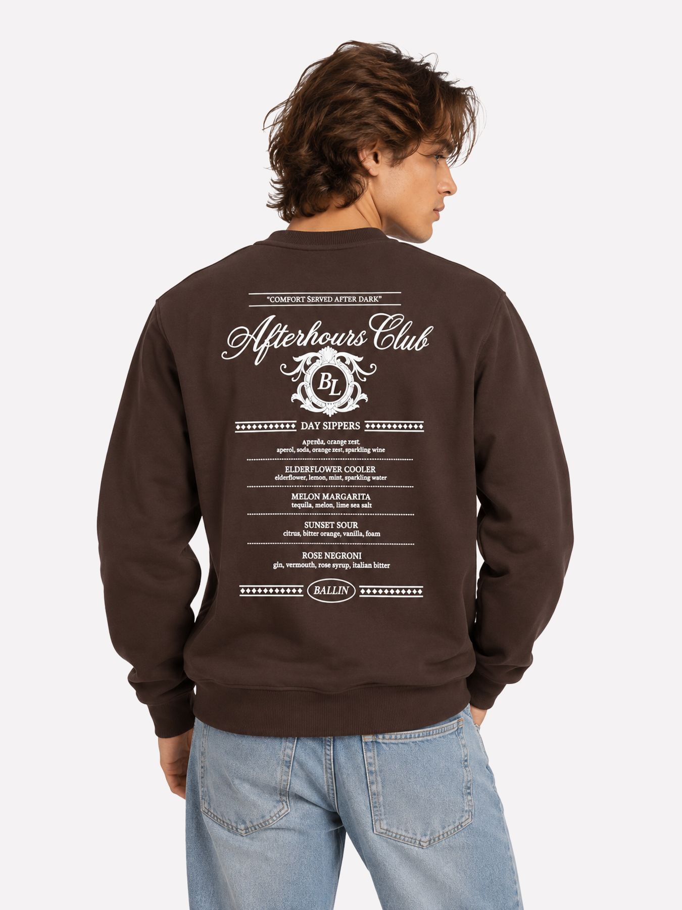 Ballin 2673 crewneck Brown 2900172462065