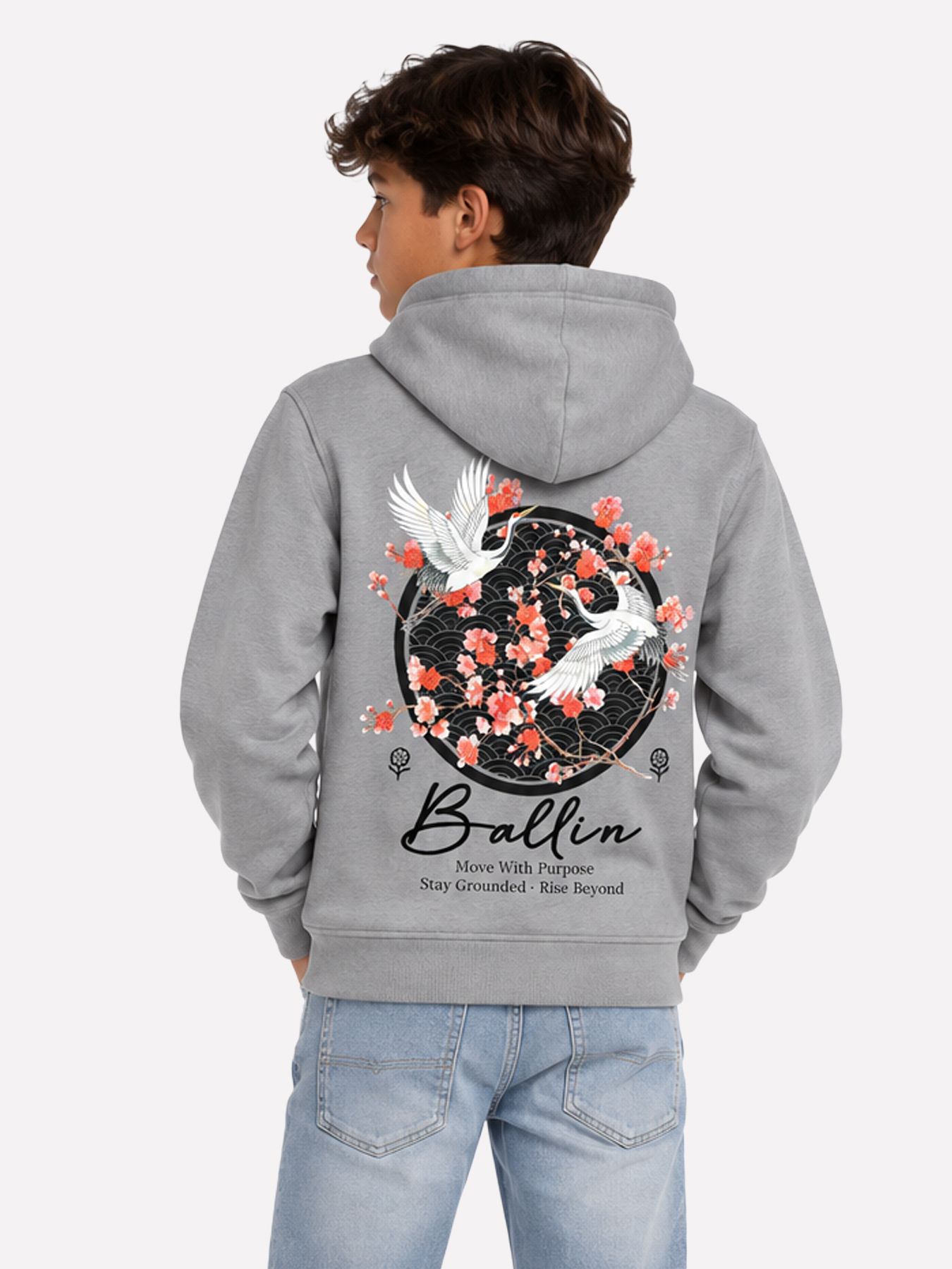 Ballin 5075 Kids Hoodie Grey 2900172472033