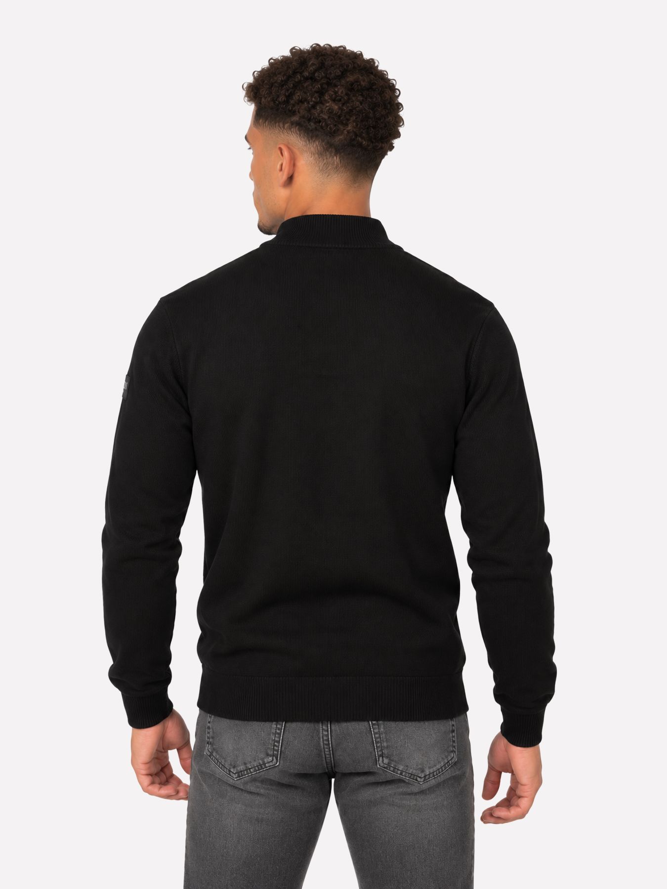 Ballin Half knit zip Black 2900172477090