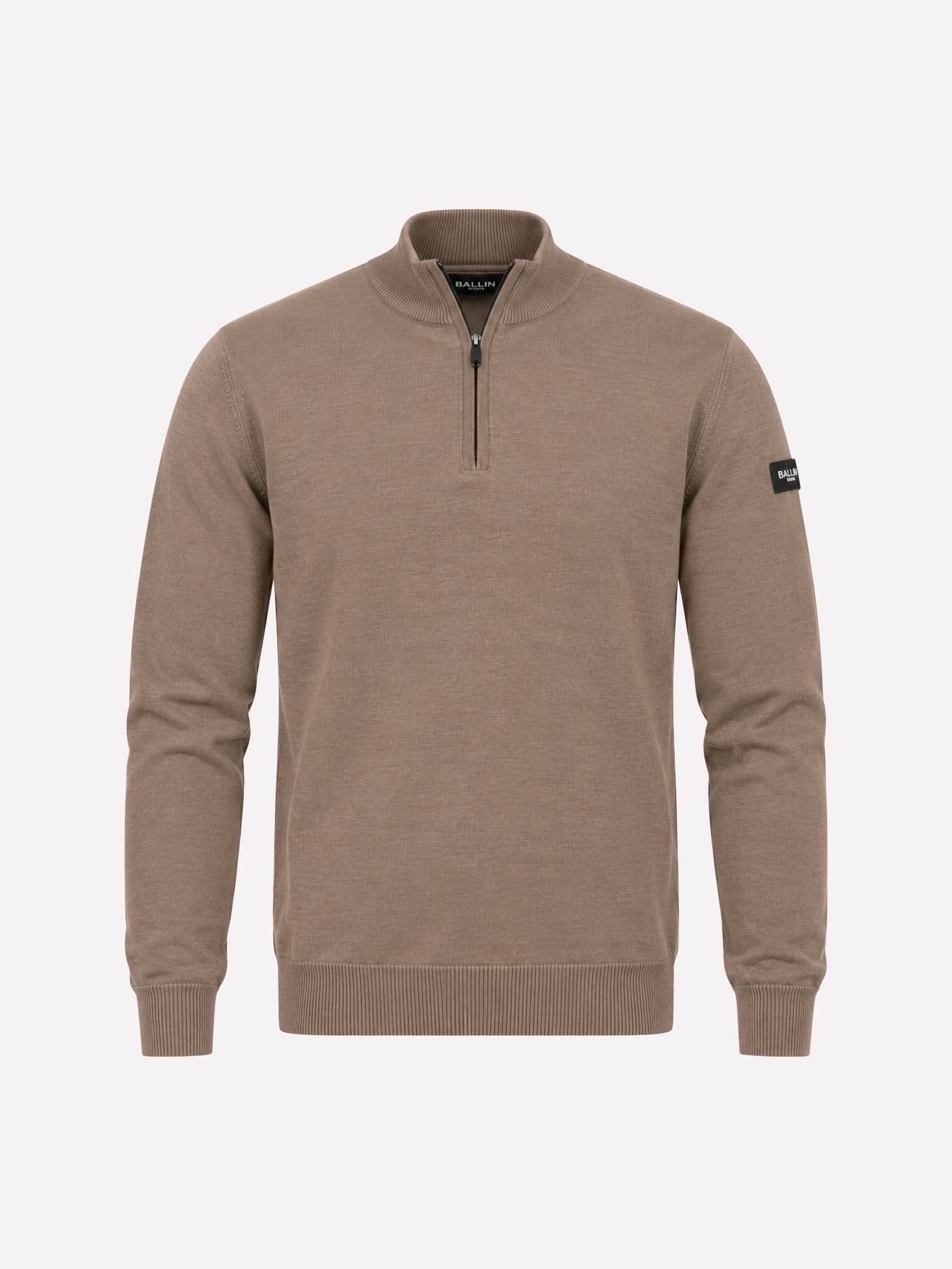 Ballin Half knit zip COFFEE 2900172479094