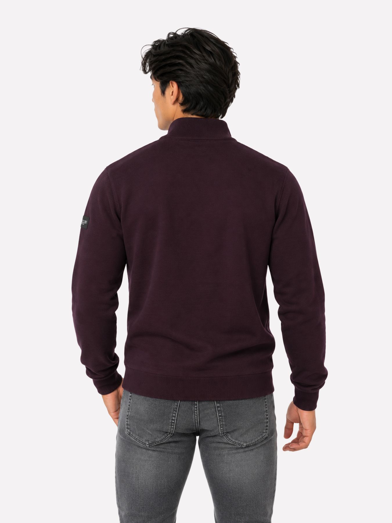 Ballin Half knit zip bordeaux 2900172480090