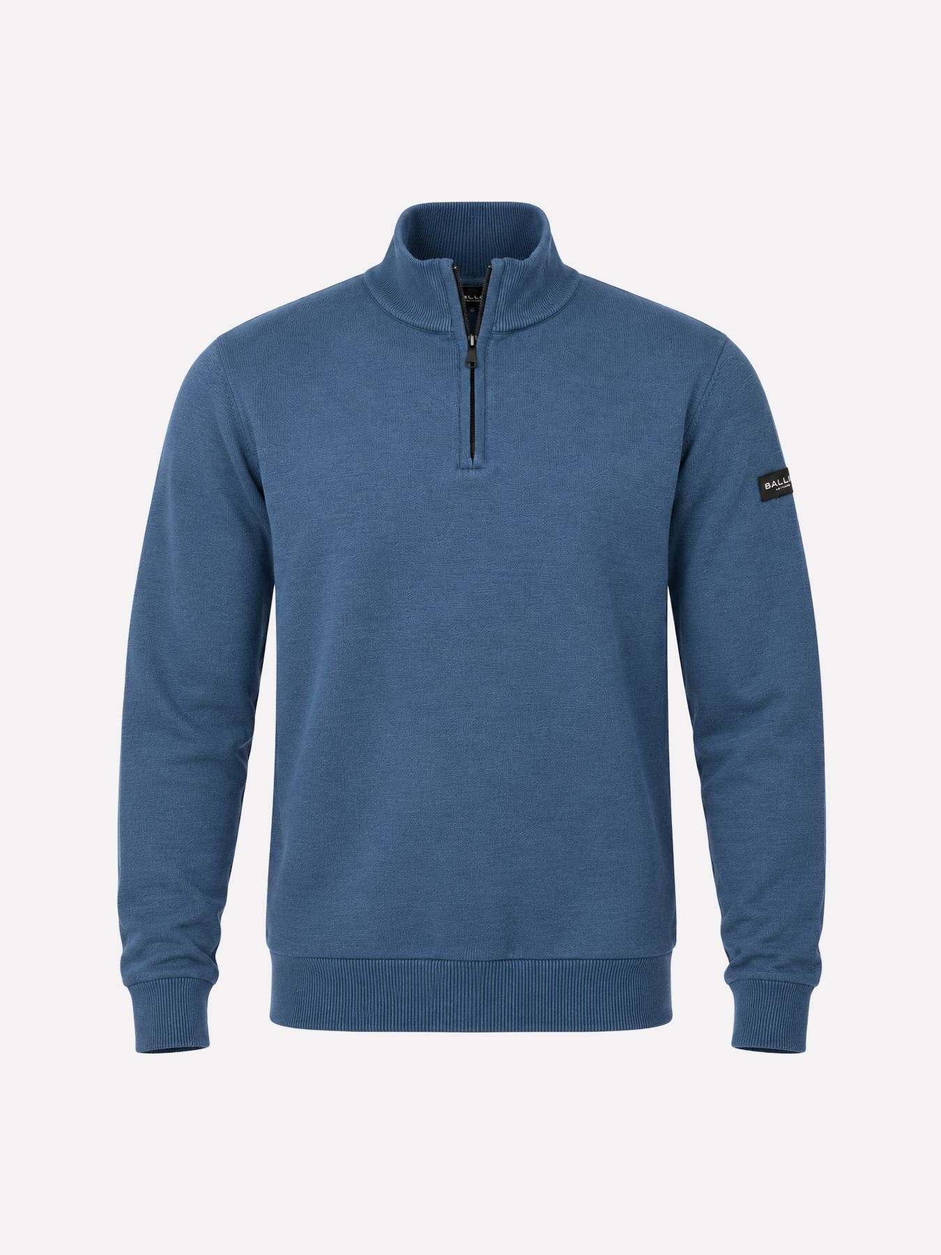 Ballin Half knit zip Steel Blue Grey 2900172478080