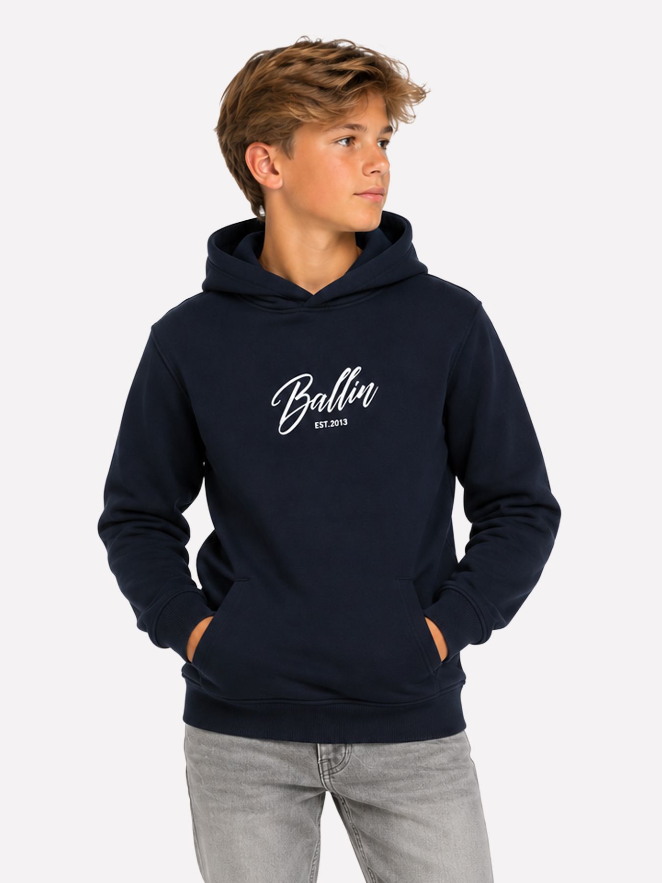 Ballin 5096 kids sweat Navy 00121699-599