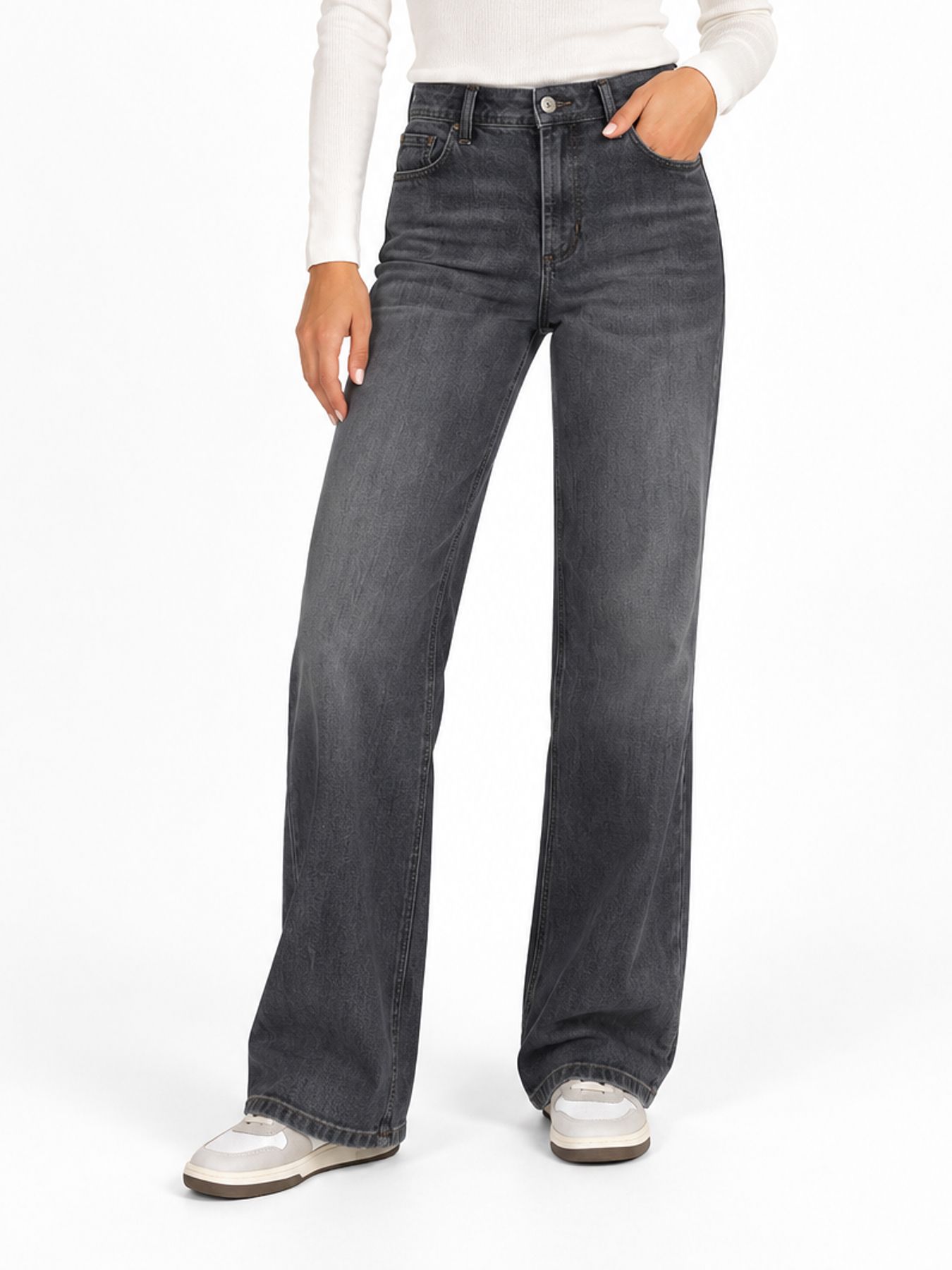 Red Button De Colette Grey Denim is een jeans met een high ri Darkstoneused0 00121701-EKA26007300000103