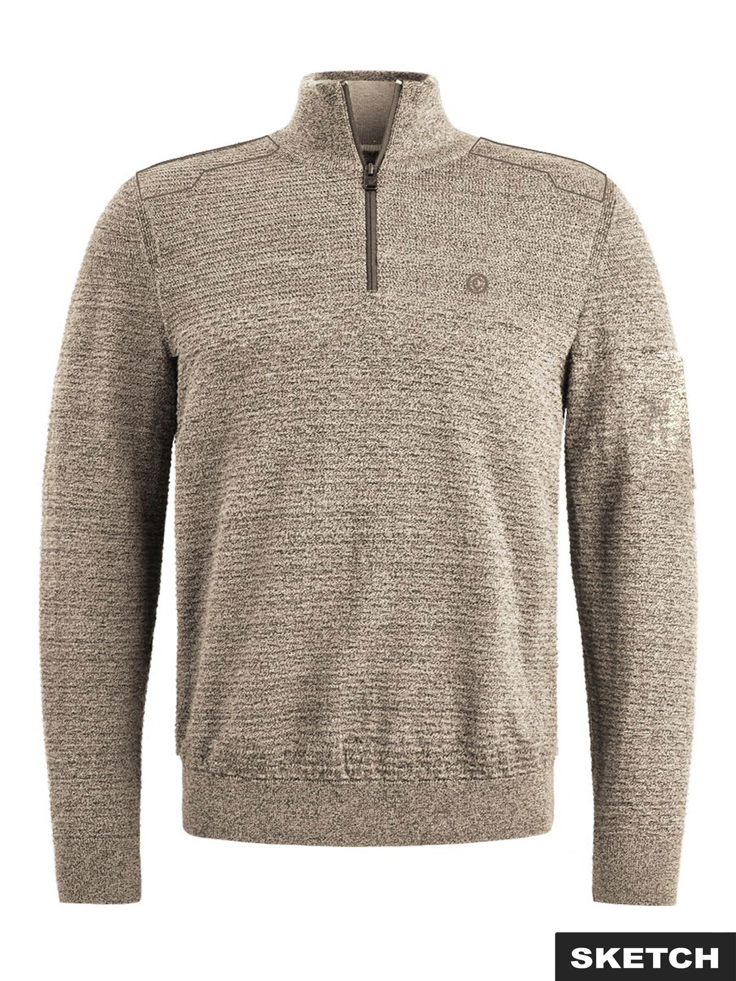 Jack & Jones JCOLEAGUE KNIT HIGH NECK SMU Dove/With black 2900172492048